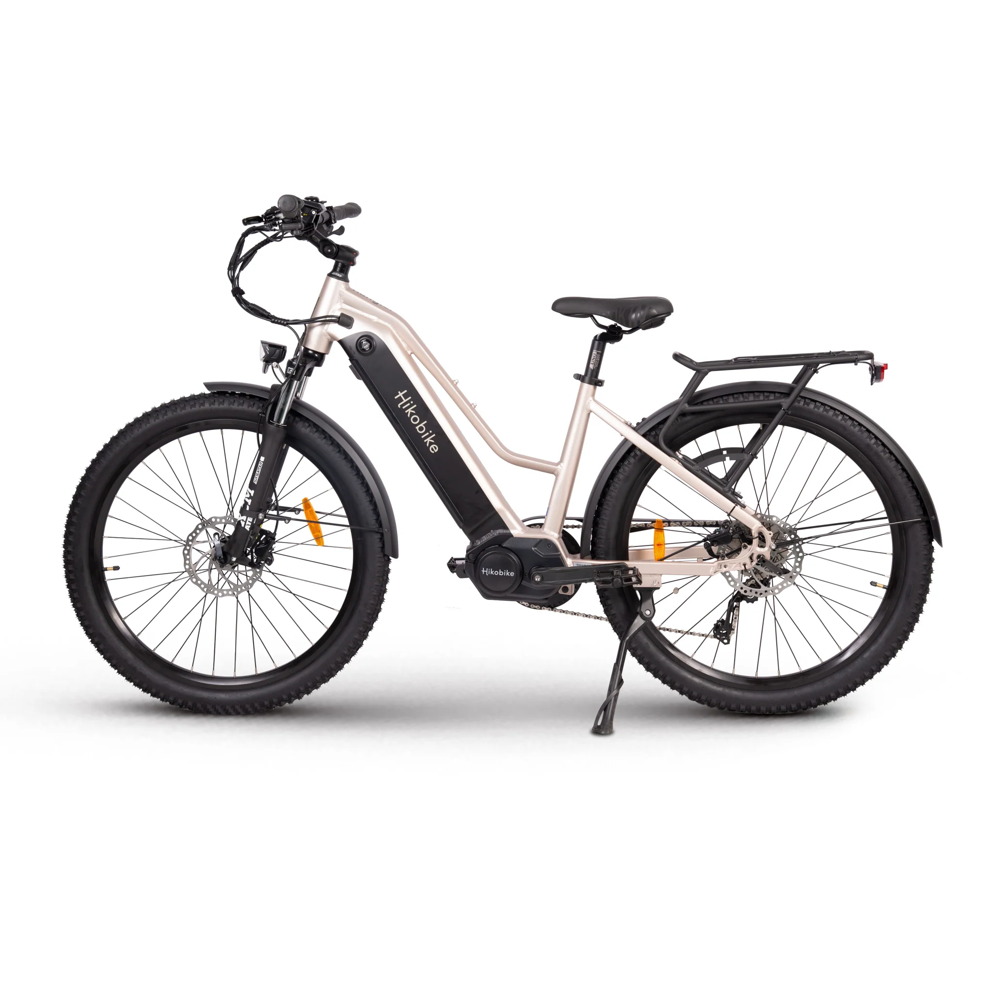 Hiko Rangler Electric Bike 840Wh Battery Silver - Image 2