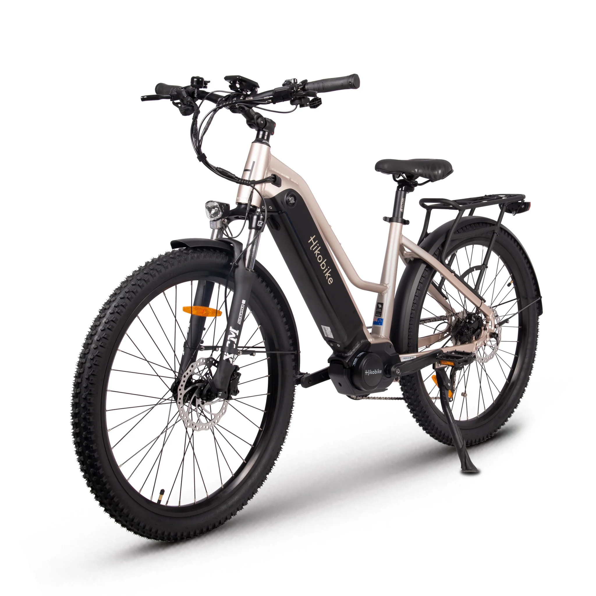 Hiko Rangler Electric Bike 840Wh Battery Silver - Image 3