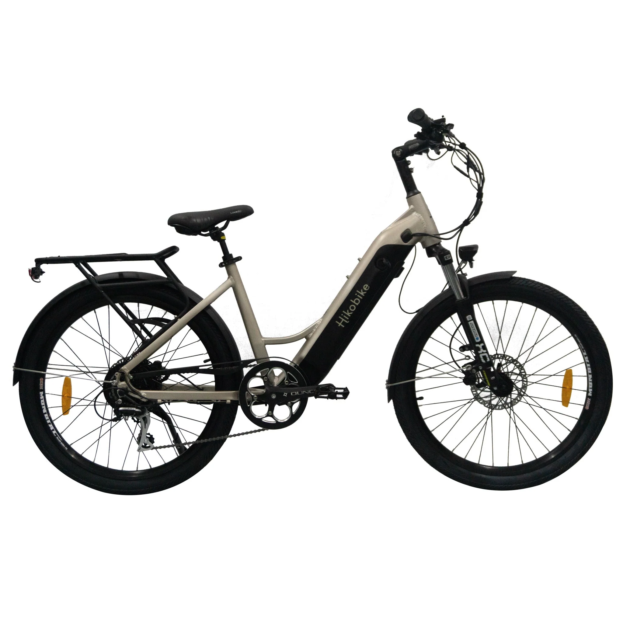 Hiko Scout Electric Bike 672Wh Battery Iridium Silver