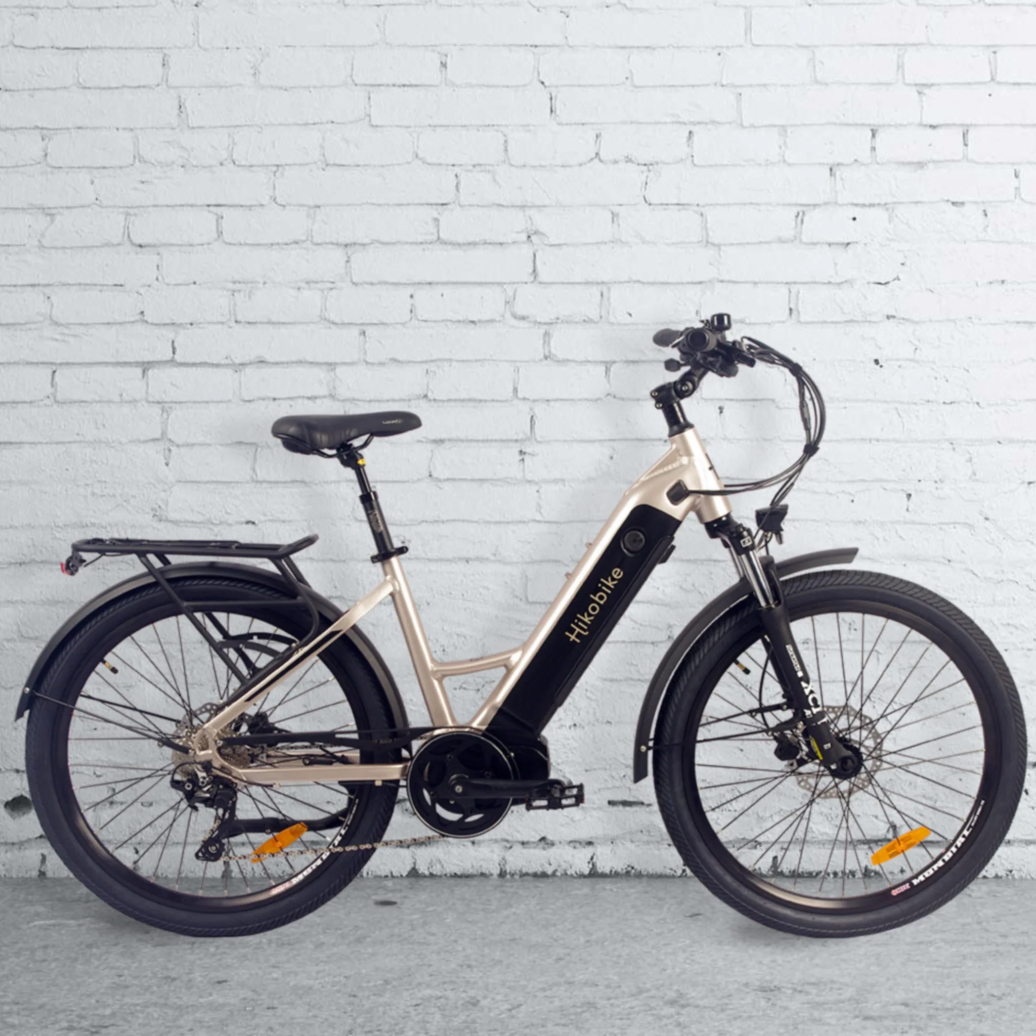 Hiko Vibe Electric Bike 672Wh Battery Silver - Image 4
