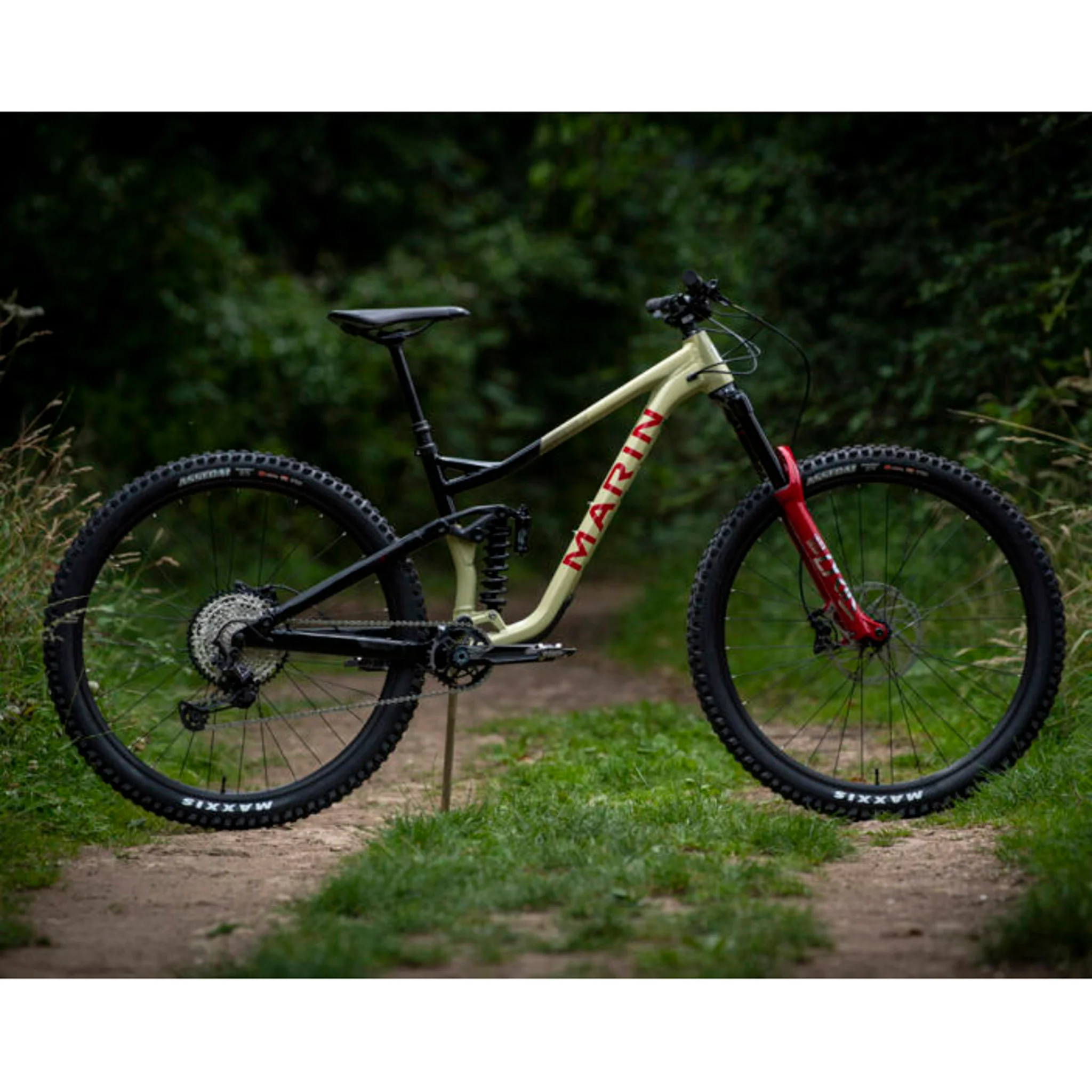 Marin Alpine Trail XR Enduro Bike Tan/Black/Red - Image 6