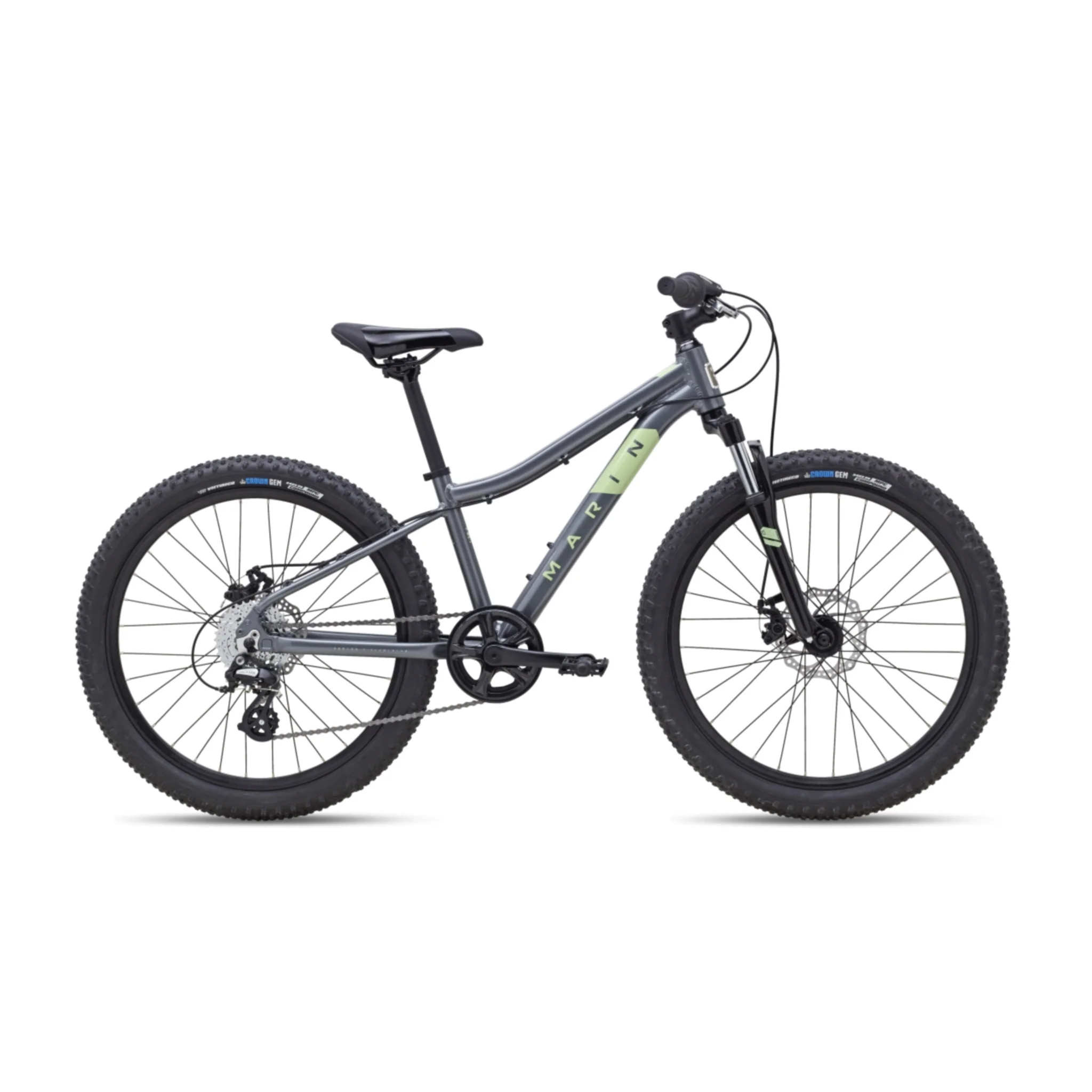 Marin Bayview Trail 24" Kids Mountain Bike Grey/Mint - Image 2