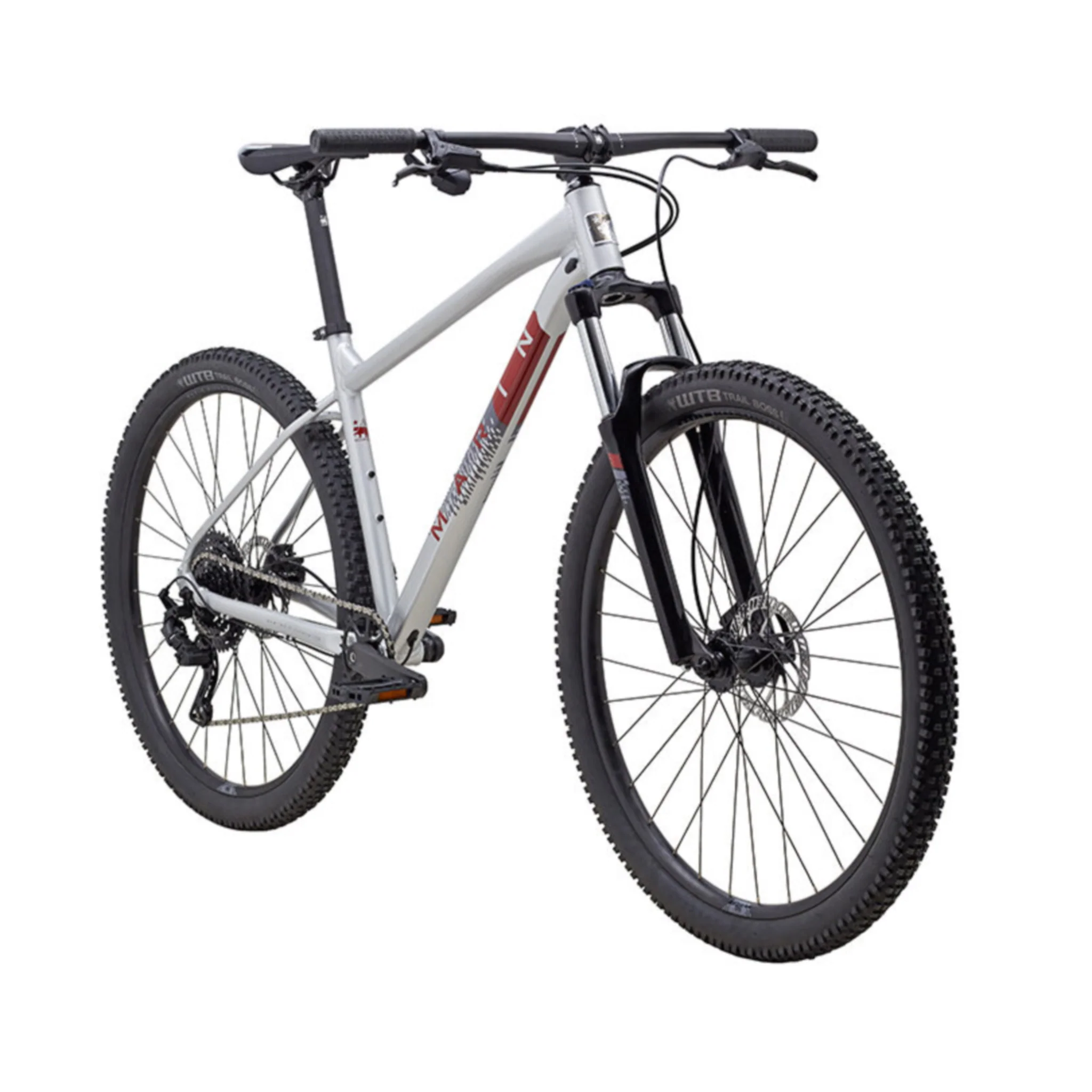 Marin Bobcat Trail 4 Hardtail Mountain Bike 27.5" Wheels Silver - Image 2