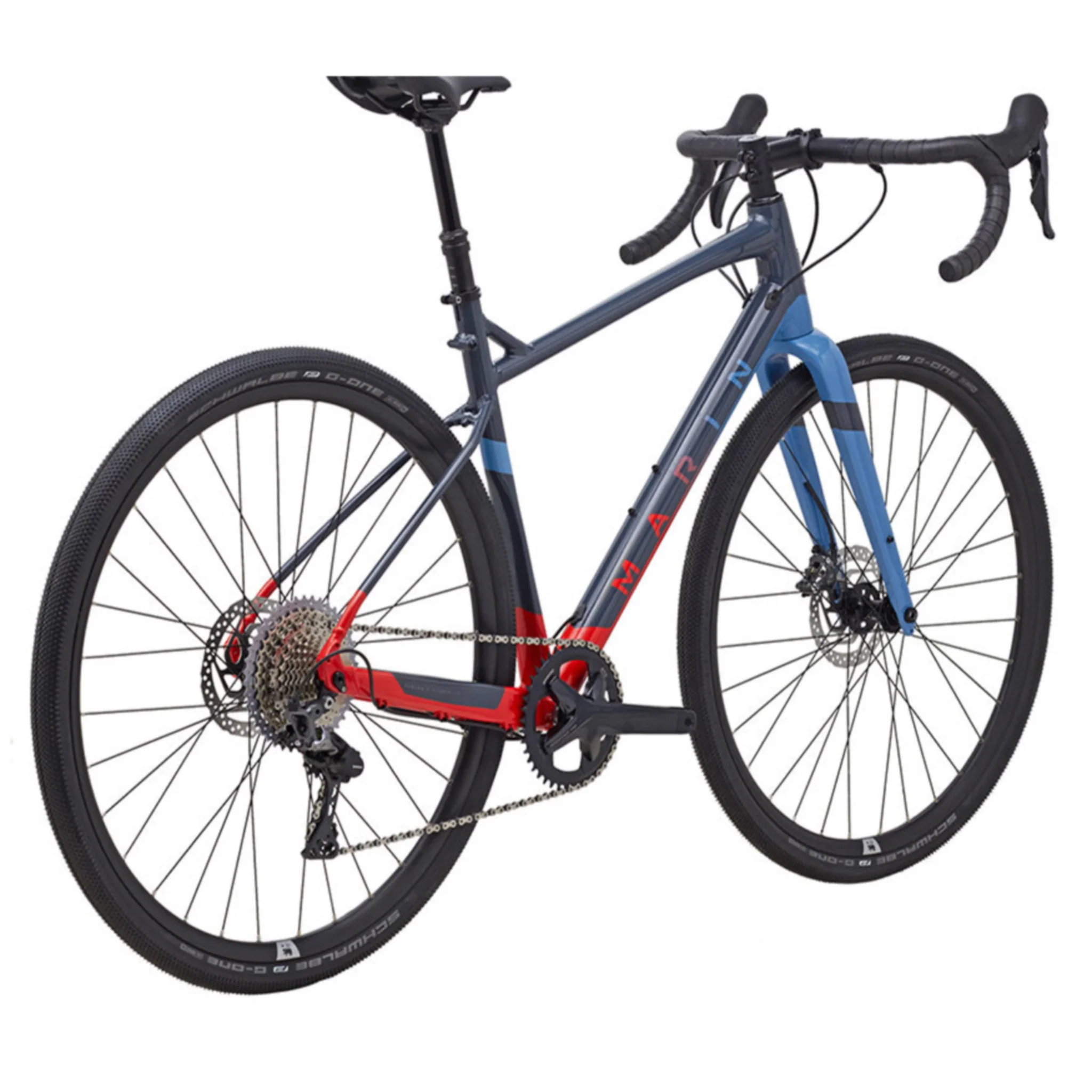 Marin Gestalt X11 Gravel Bike Grey/Red/Blue - Image 3