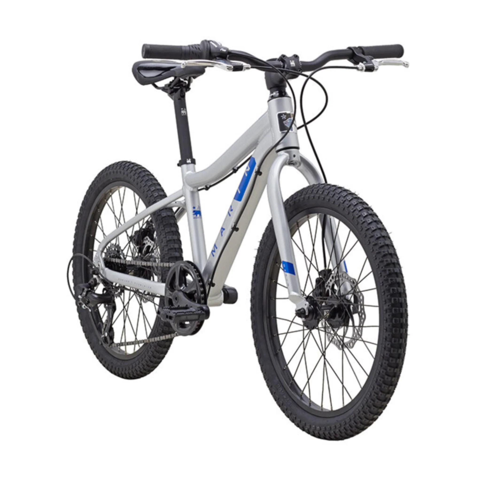 Marin Hidden Canyon 20" Kids Mountain Bike Silver/Blue - Image 2
