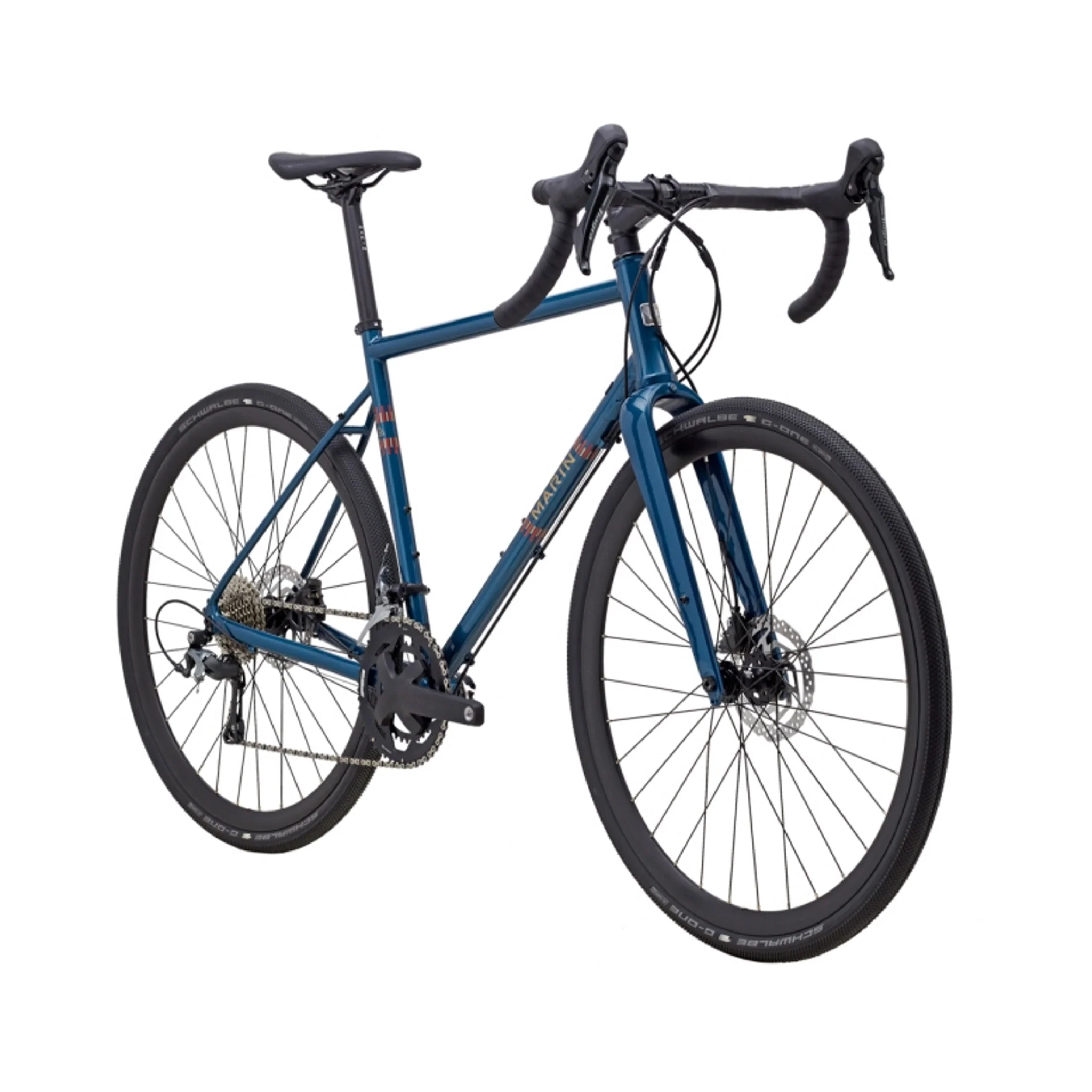 Marin Nicasio 2 Gravel Bike Satin Blue/Green/Orange - Image 2