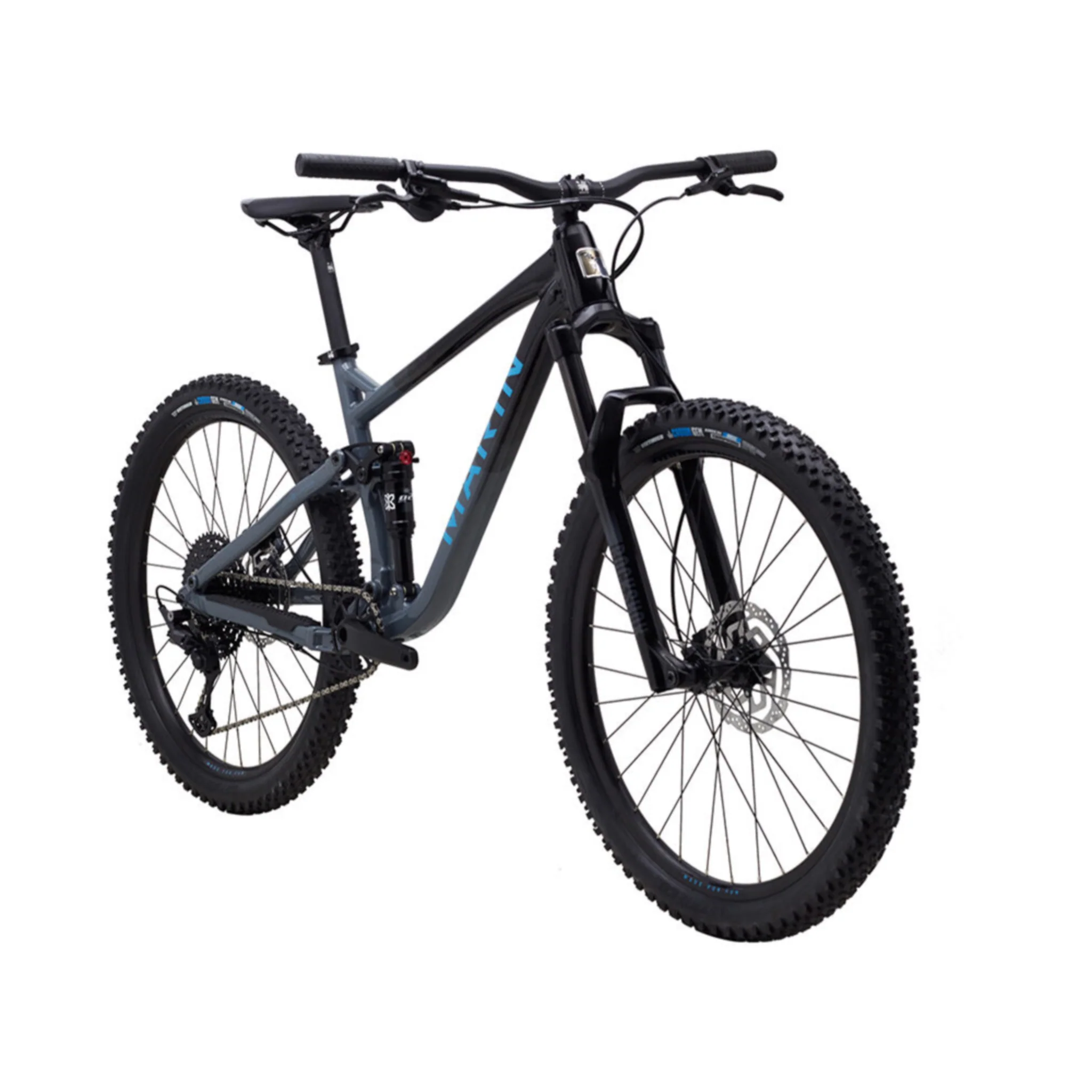 Marin Rift Zone 1 Trail Bike Black/Blue 27.5" - Image 2