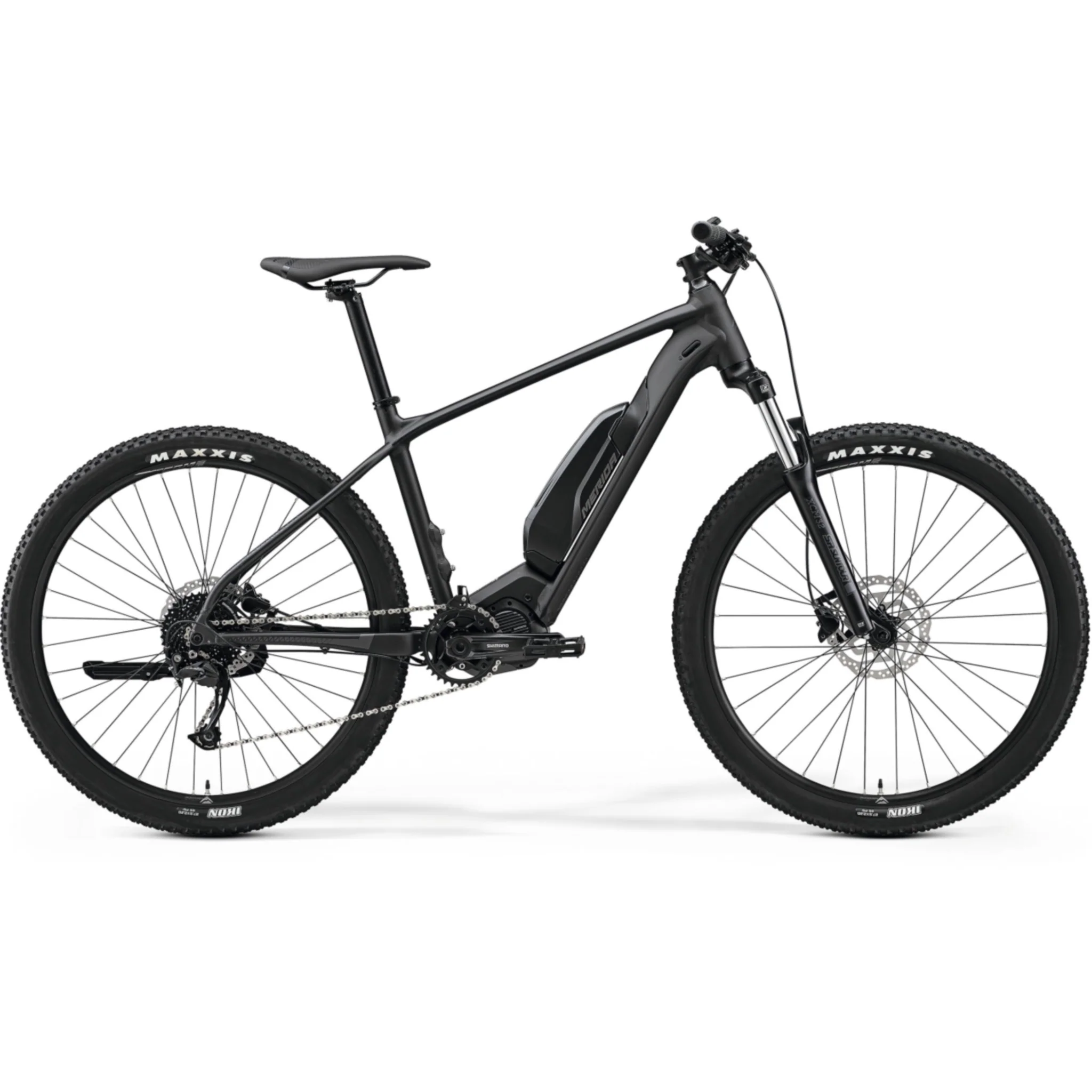 Merida eBig Seven 300 SE Electric Mountain Bike 504wh Battery Matt Black/Silver