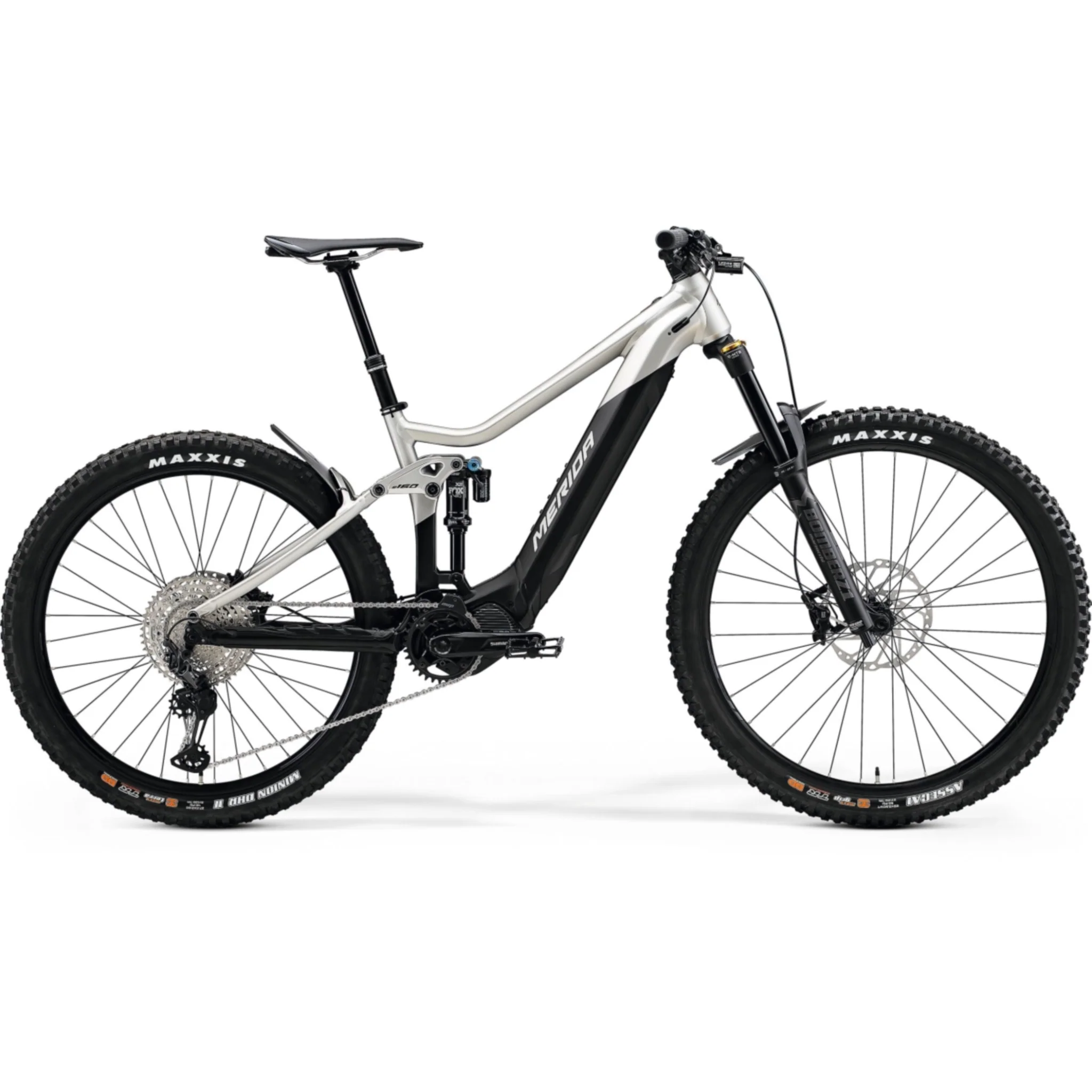 Merida eOne Sixty 700 Electric Enduro Bike 630wh Battery (XS/504wh) Matt Titan/Black