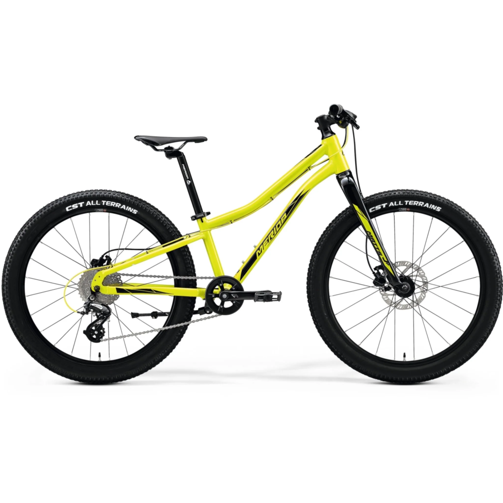 Merida Matts J24 Plus - 24" Rigid Fork Kids Mountain Bike Yellow/Black