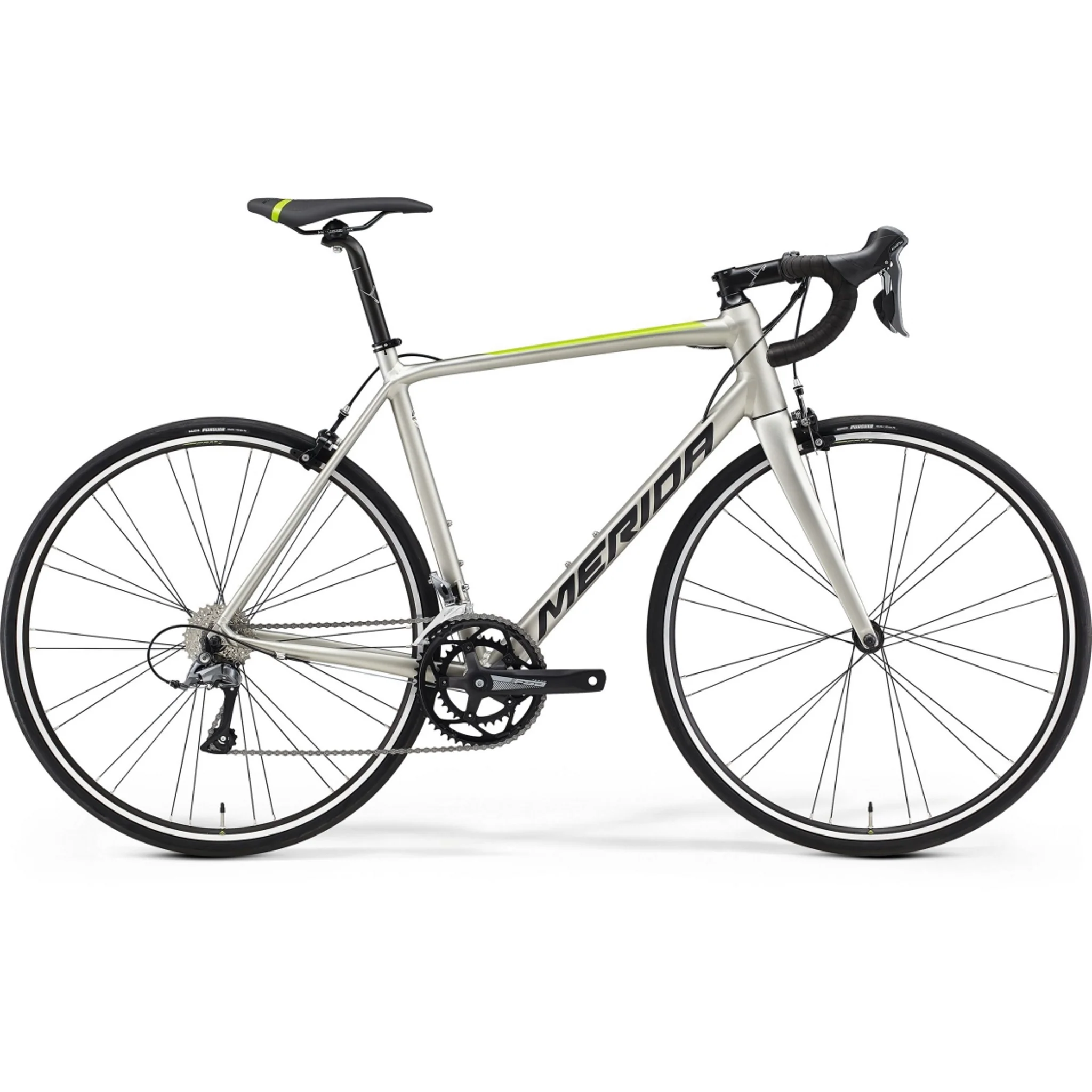 Merida Scultura Rim 100 Road Bike Silk Titan Black Green