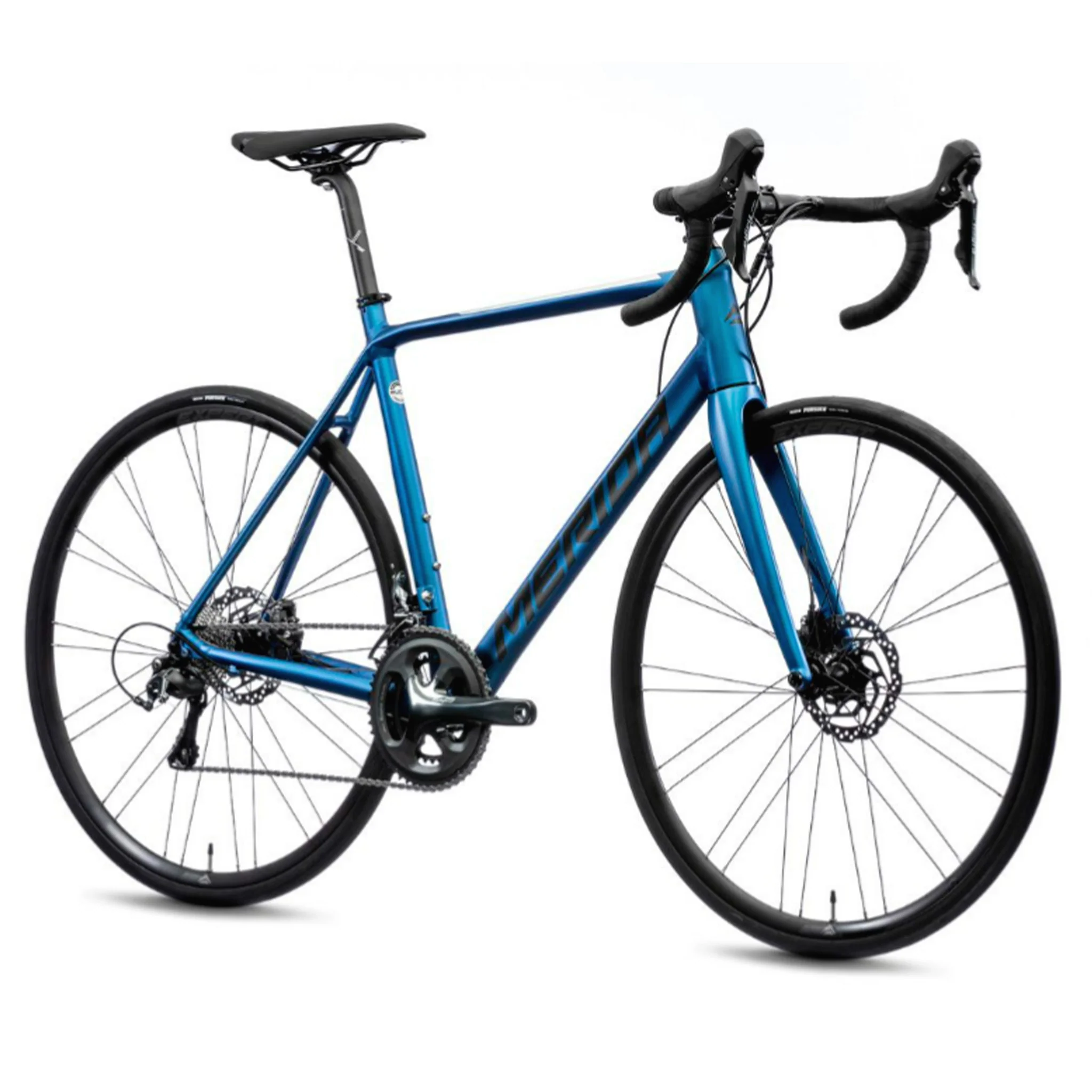 Merida Scultura 300 Road Bike Matt Blue Grey - Image 2