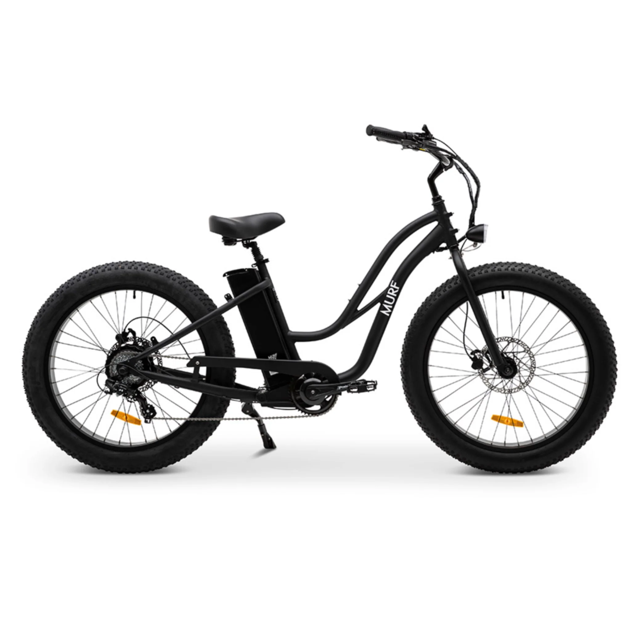 Murf 'The Fat Pax' Electric Cruiser Bike 1040Wh Battery Black - Image 2