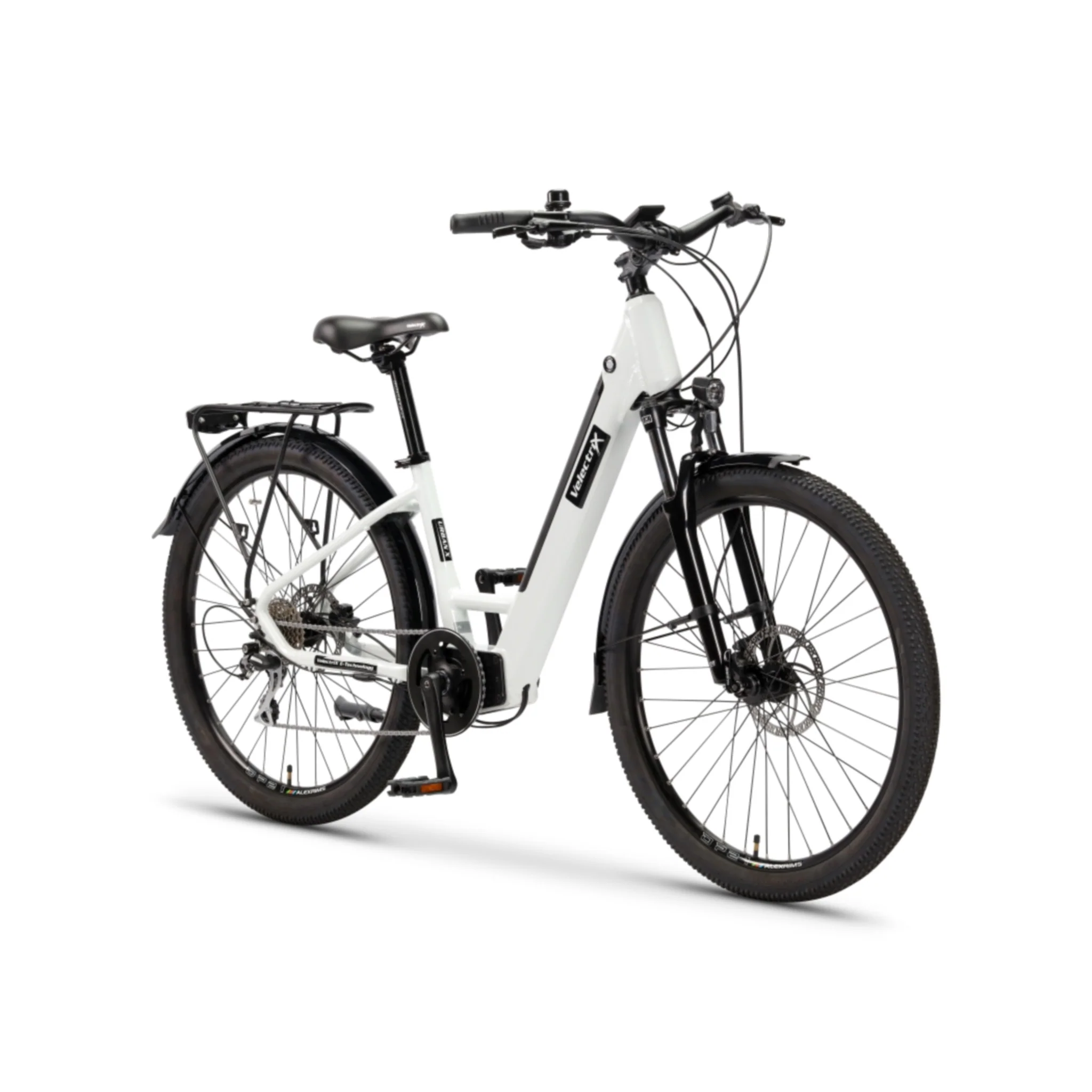 Velectrix Urban X Step-Through Electric Bike 490Wh Battery White - Image 2
