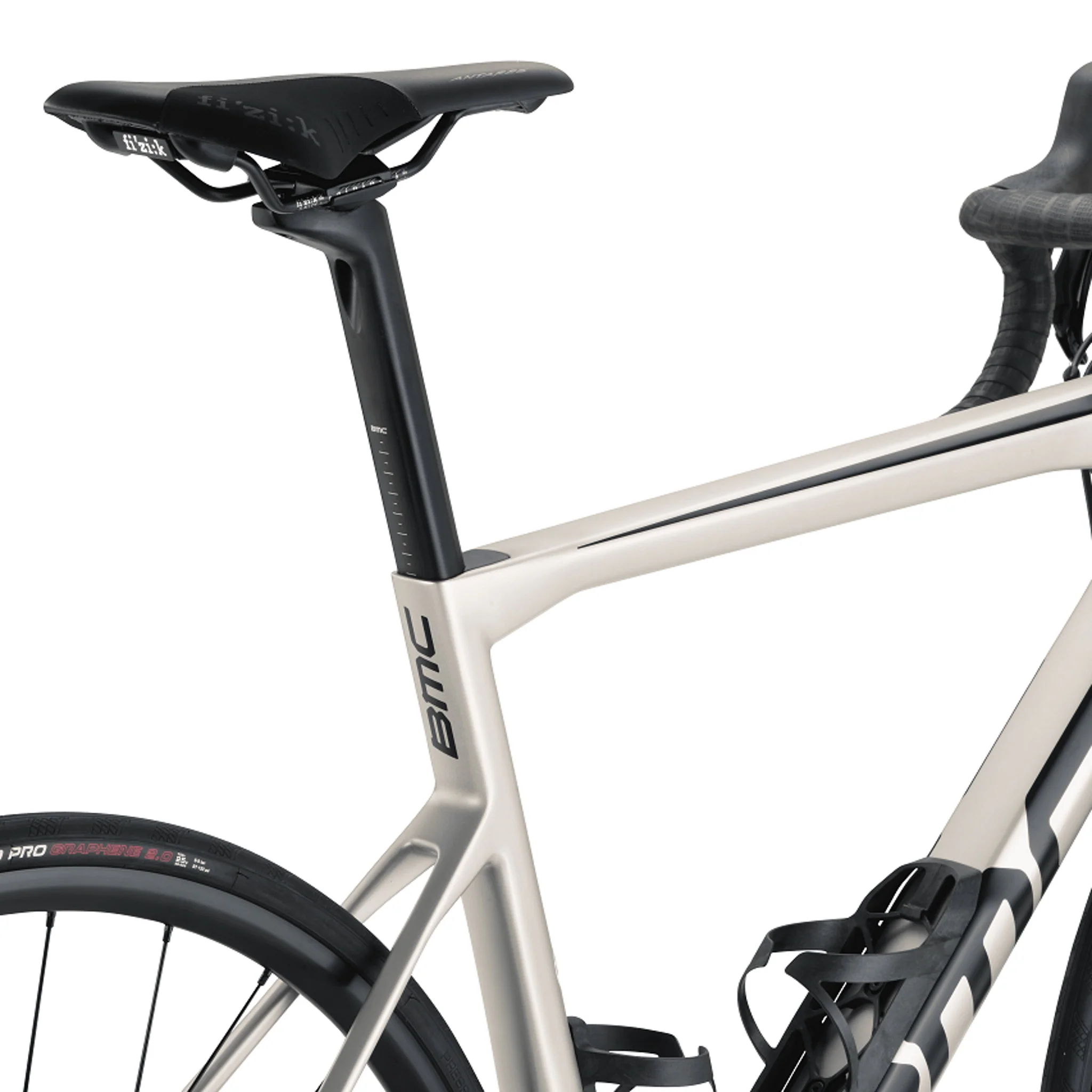 BMC Teammachine SLR Five Road Race Bike Grey/Black/Red - Image 3
