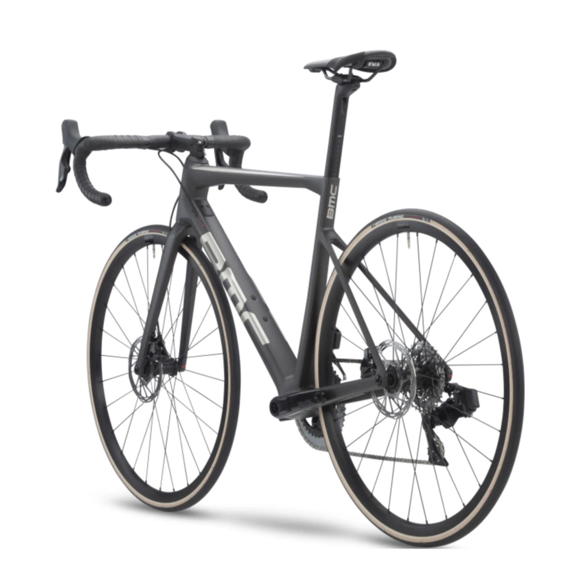 BMC Teammachine SLR Four Road Race Bike Anthracite/Brushed Alloy/Red - Image 3