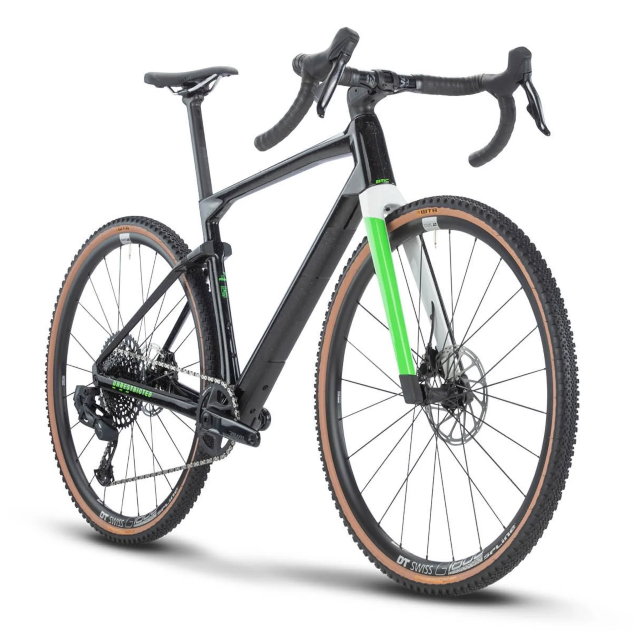 BMC URS 01 FOUR Gravel Bike Speckle Black/Green/White - Image 2