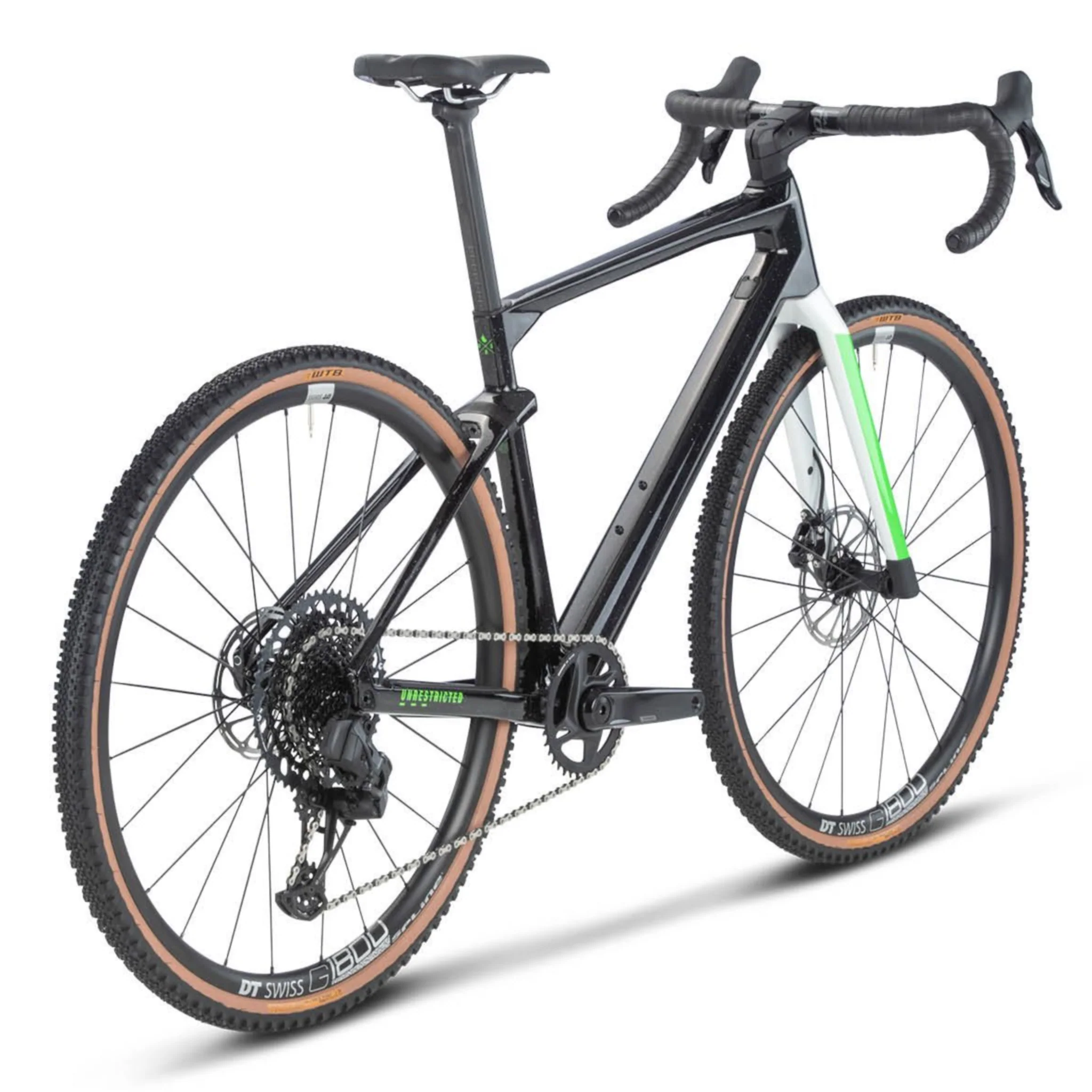 BMC URS 01 FOUR Gravel Bike Speckle Black/Green/White - Image 3