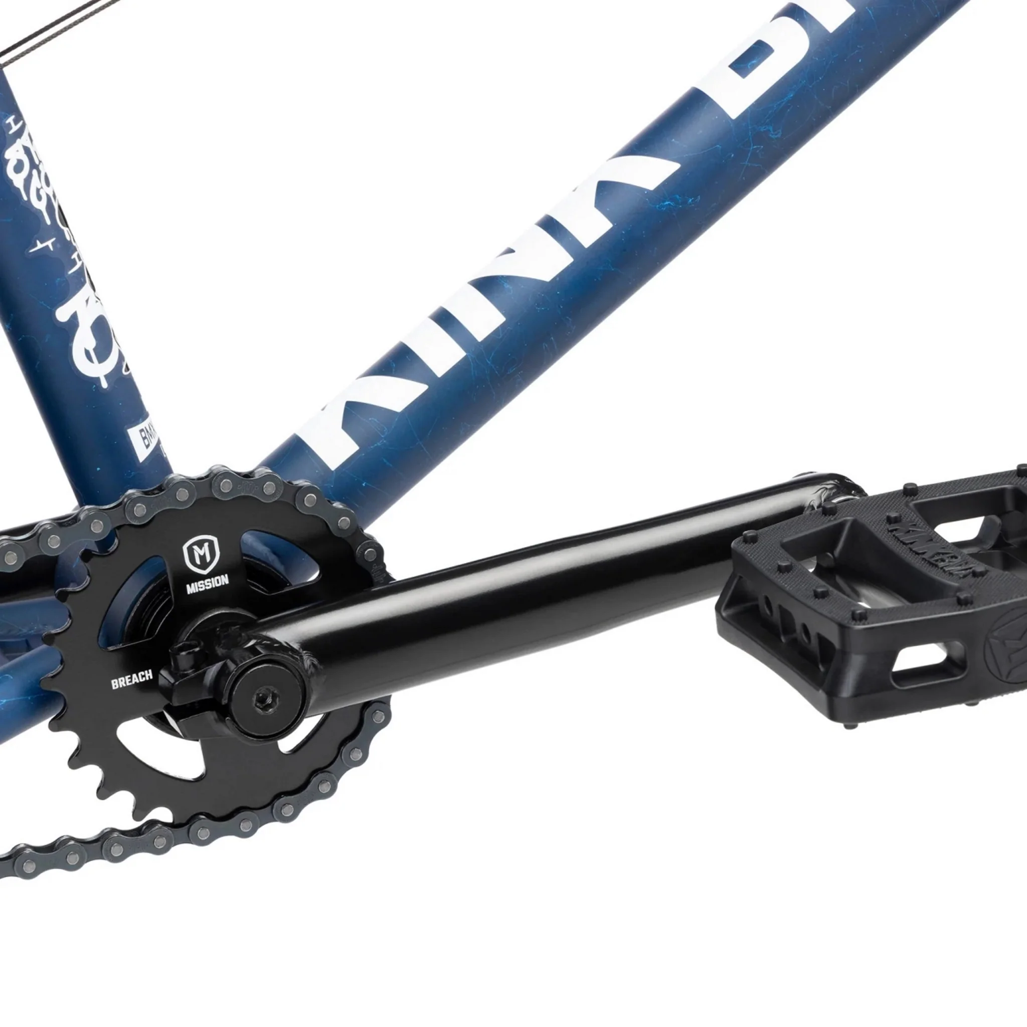 Kink Curb BMX Bike Matte Alps Blue - Image 8