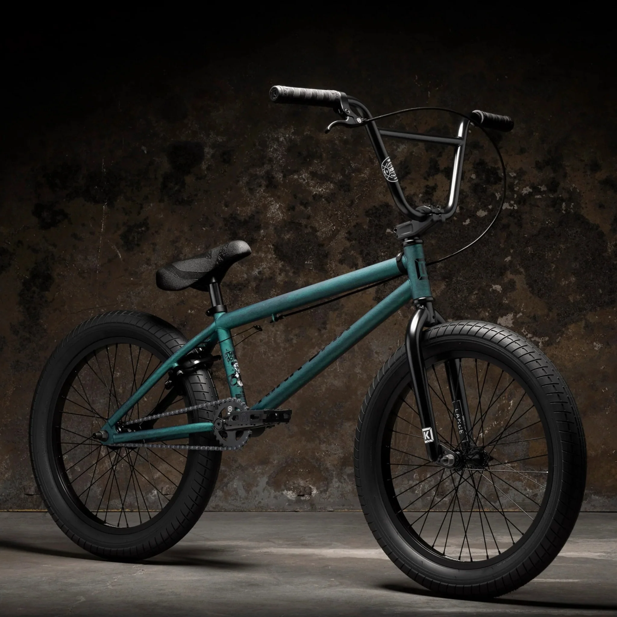 Kink Curb BMX Bike Matte Mica Green - Image 2