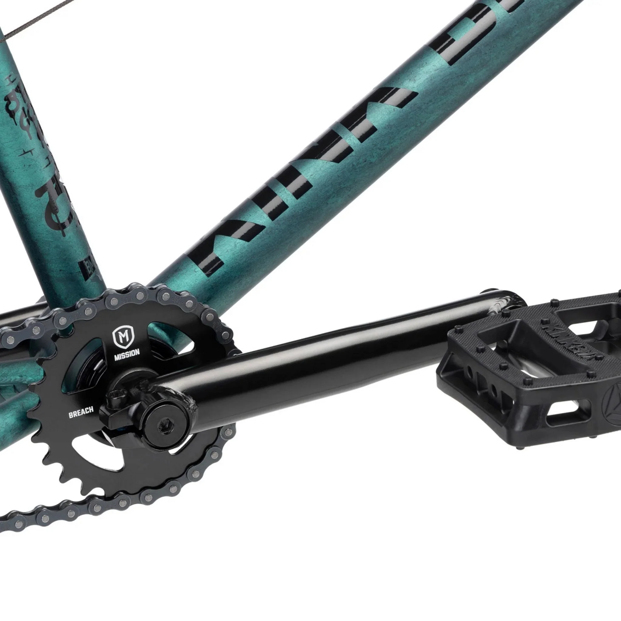 Kink Curb BMX Bike Matte Mica Green - Image 7