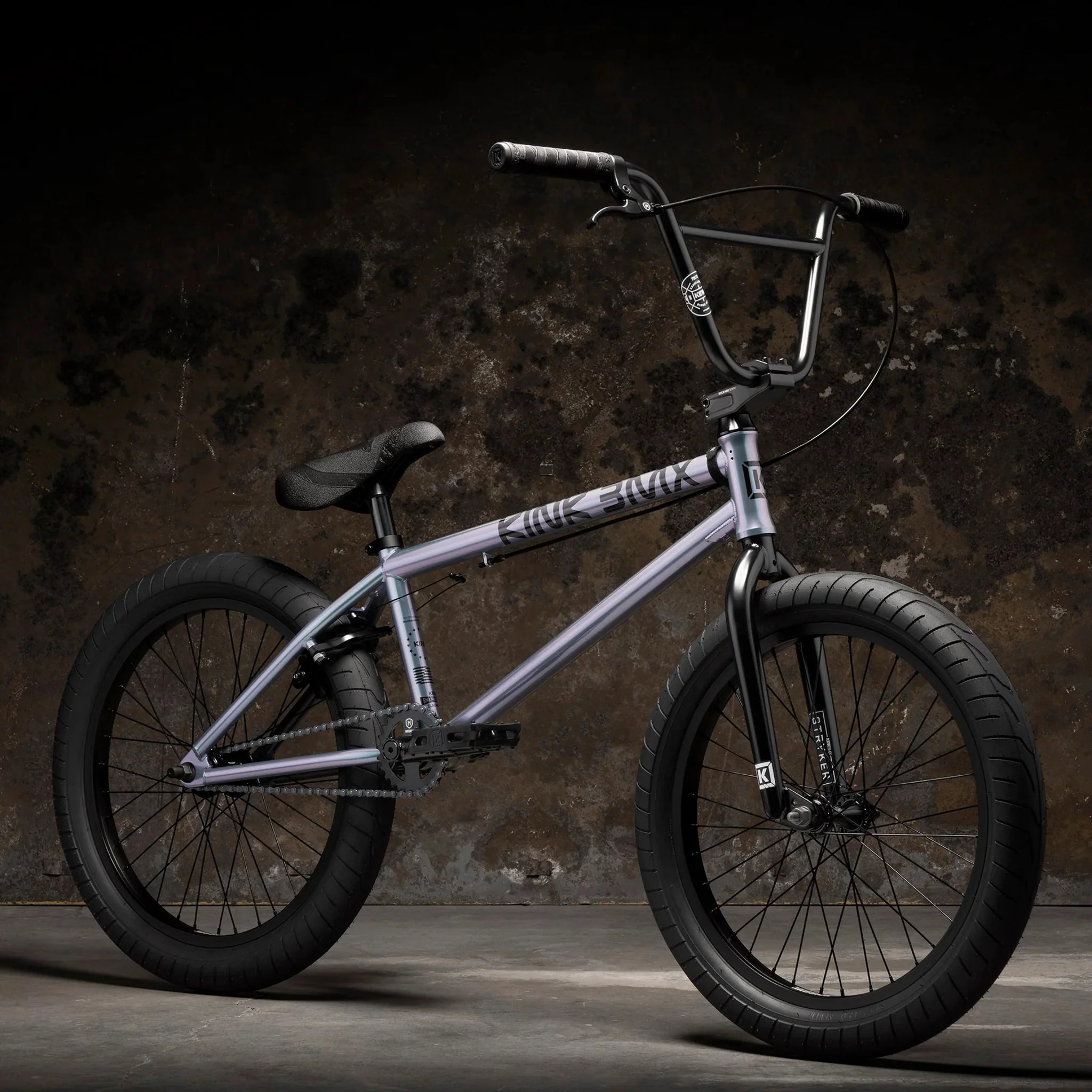 Kink Launch BMX Bike Gloss Galaxy Silver - Image 2