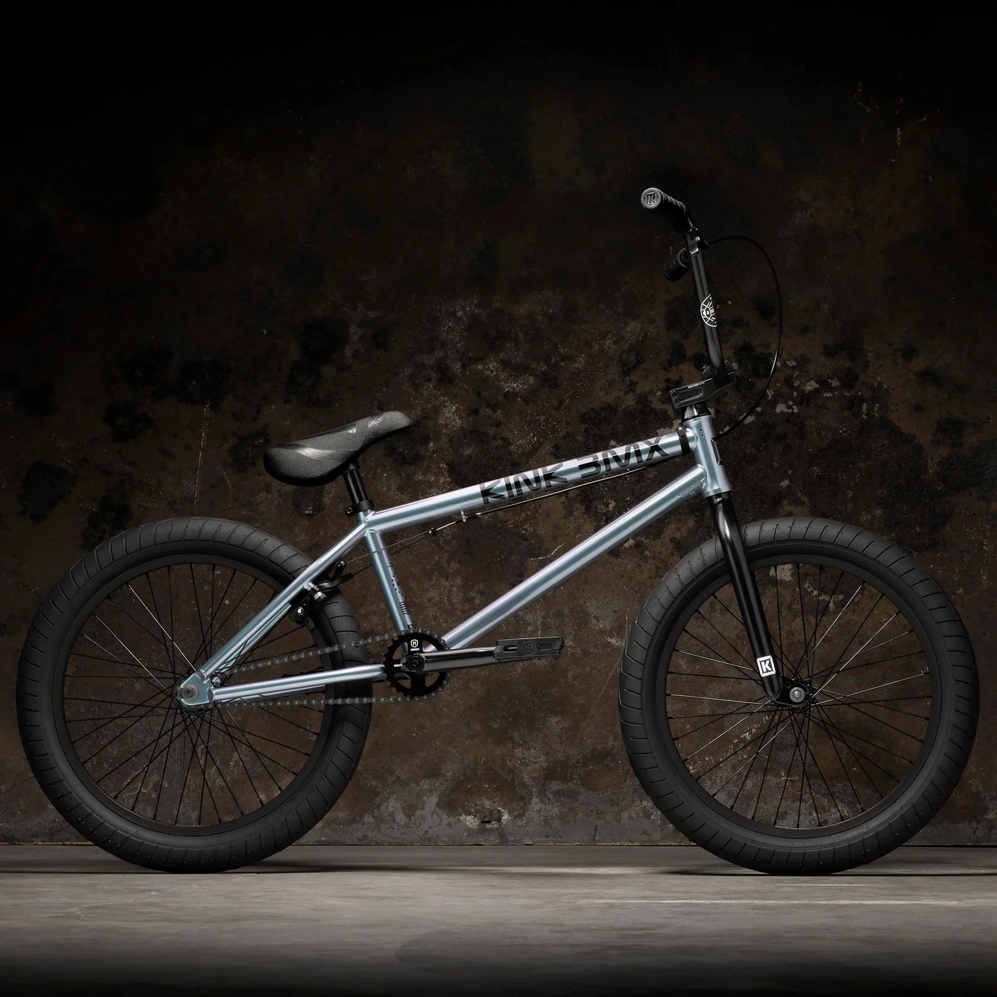 Kink Launch BMX Bike Gloss Galaxy Silver - Image 3