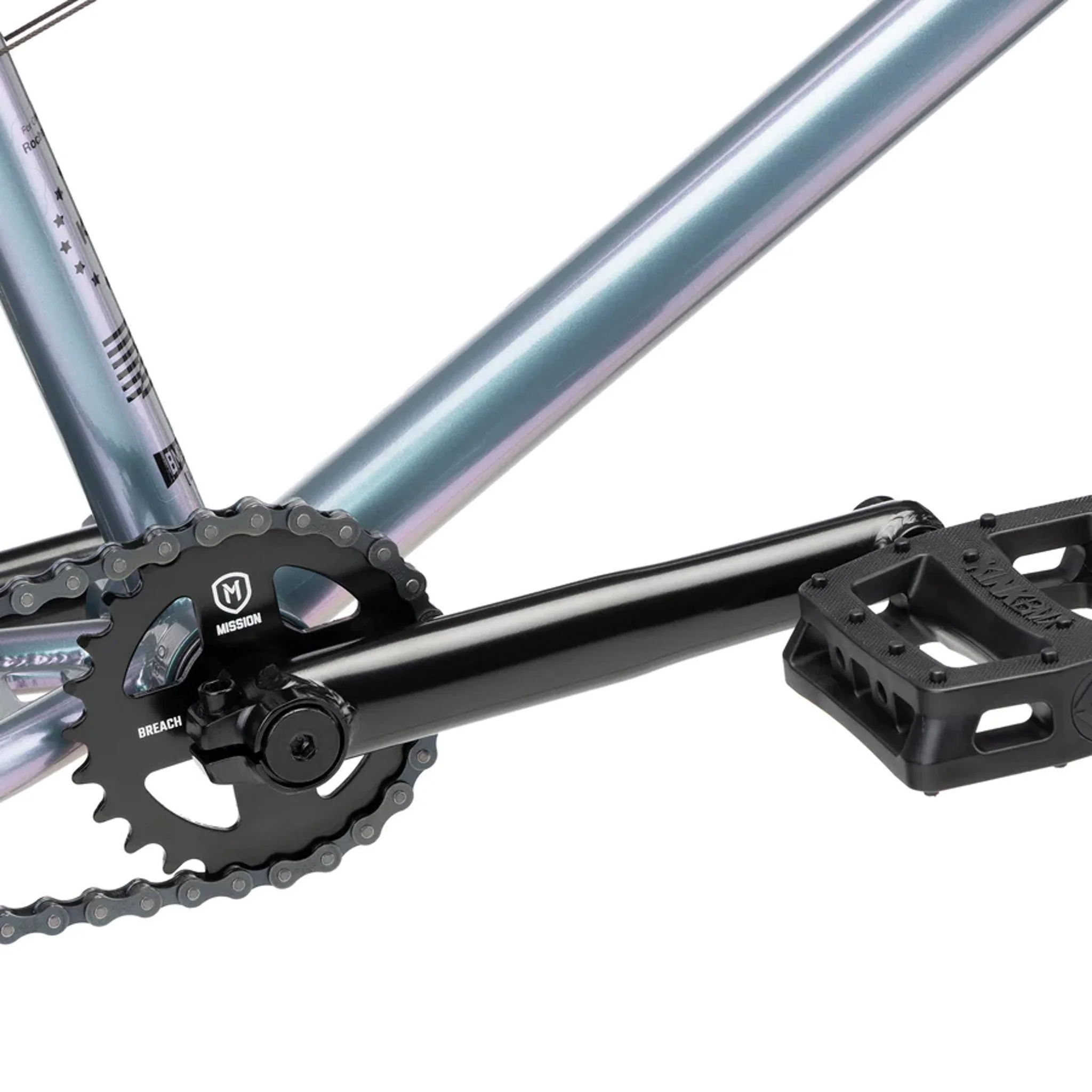 Kink Launch BMX Bike Gloss Galaxy Silver - Image 4
