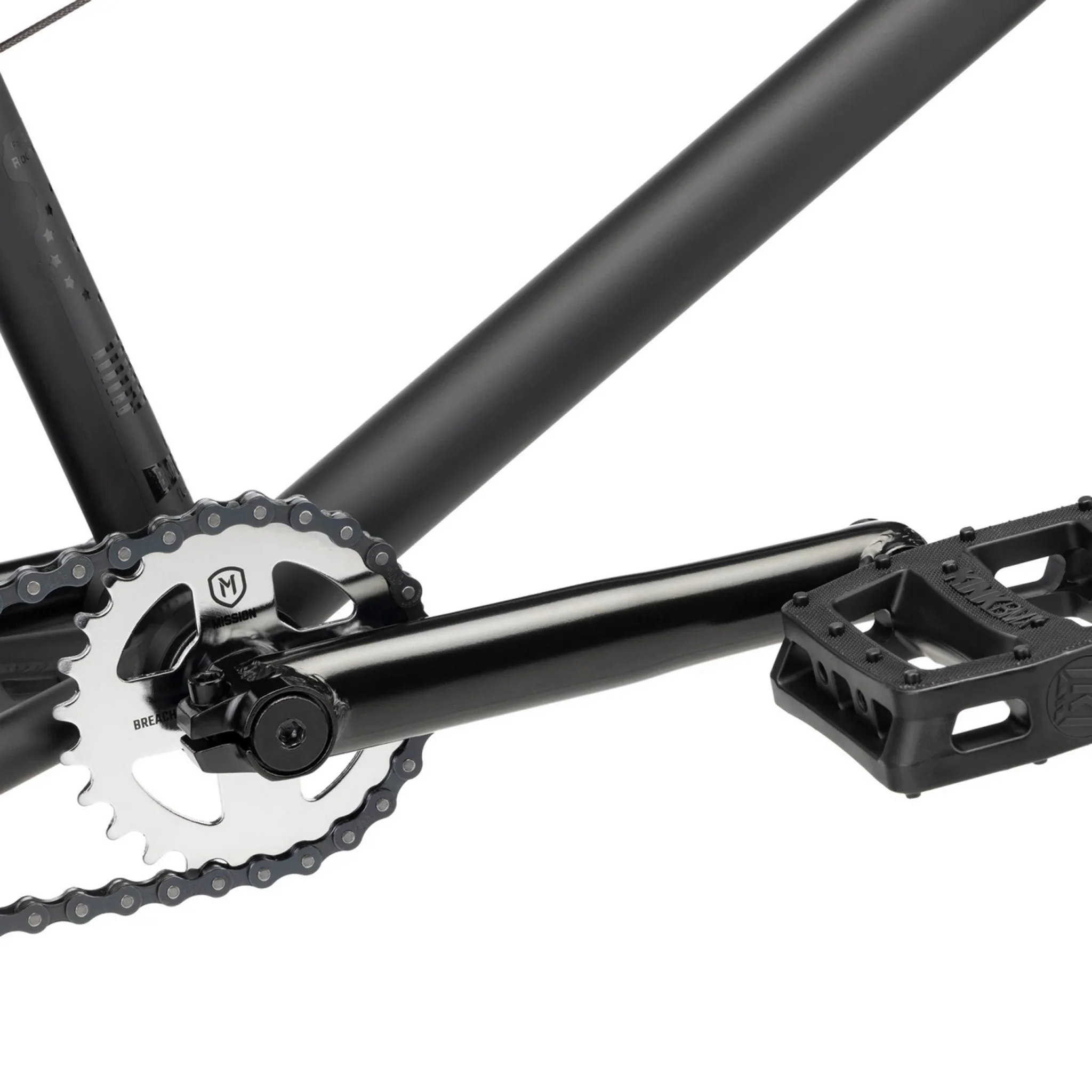 Kink Launch BMX Bike Matte Midnight Black - Image 8