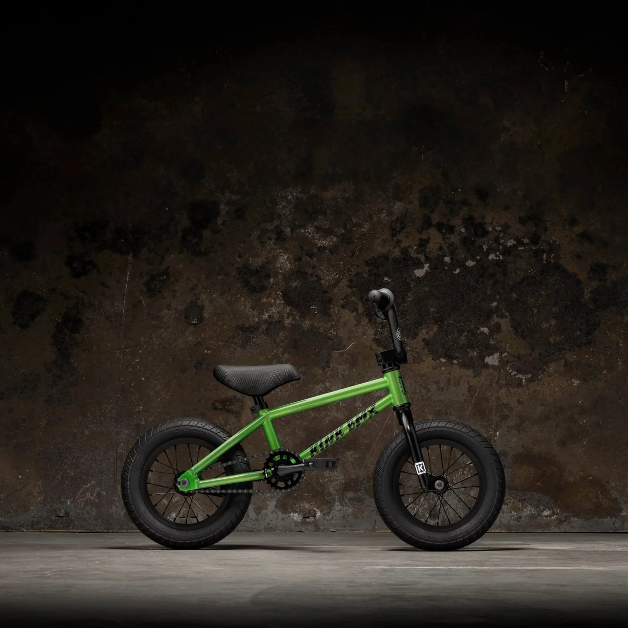 Kink Roaster 12" Kids Bike Gloss Digital Green - Image 2