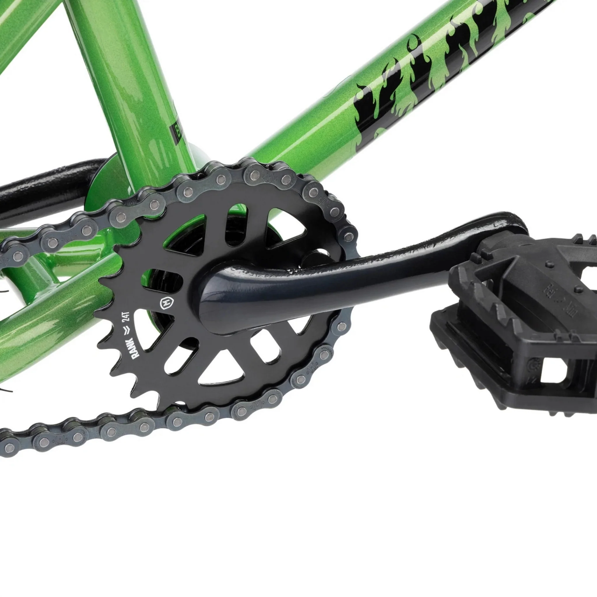Kink Roaster 12" Kids Bike Gloss Digital Green - Image 3