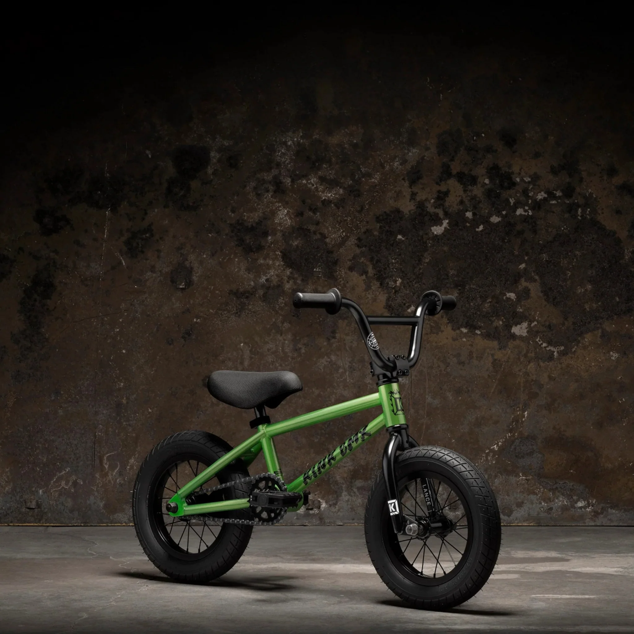 Kink Roaster 12" Kids Bike Gloss Digital Green - Image 7