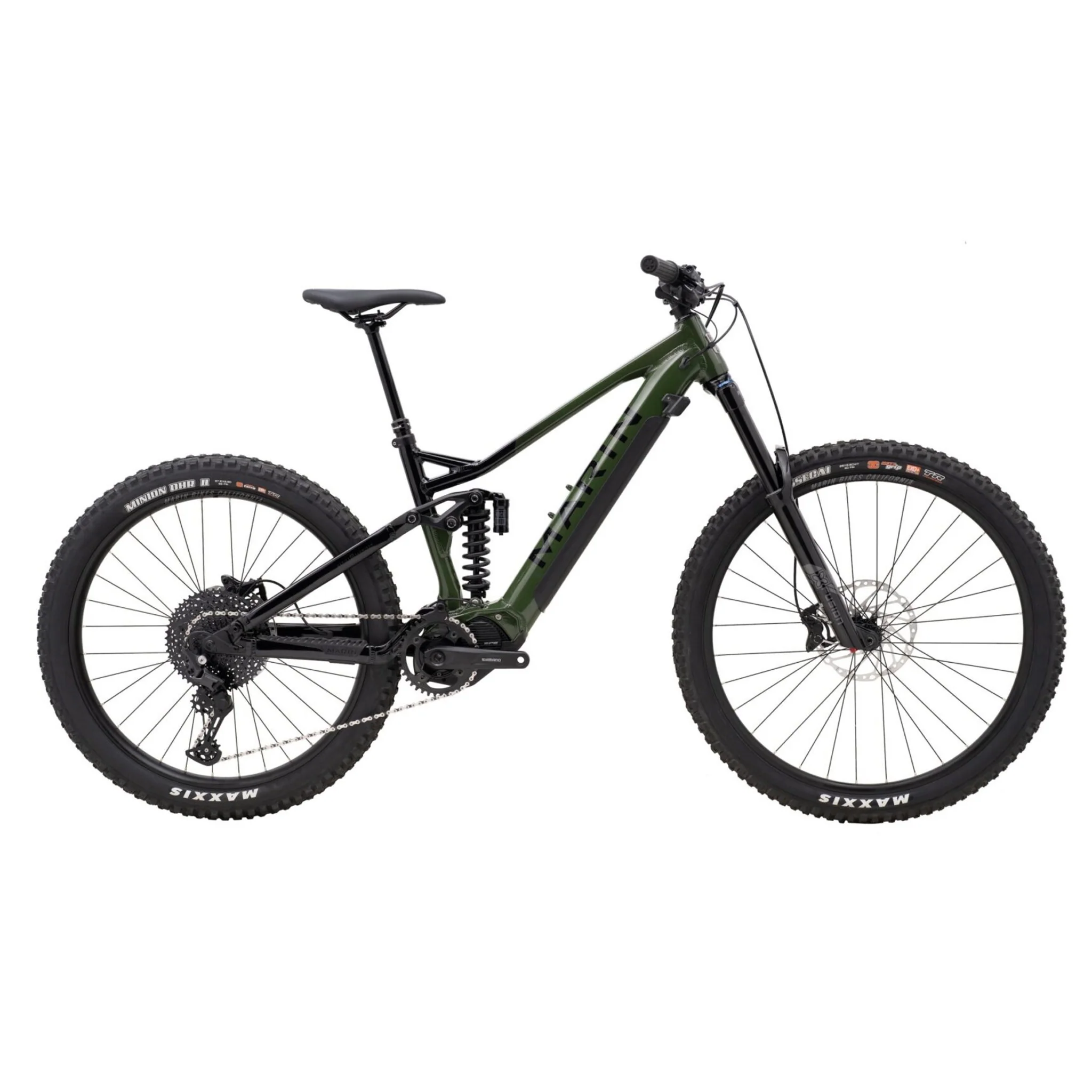 Marin Alpine Trail E1 Electric Enduro Bike Green/Black - Image 2