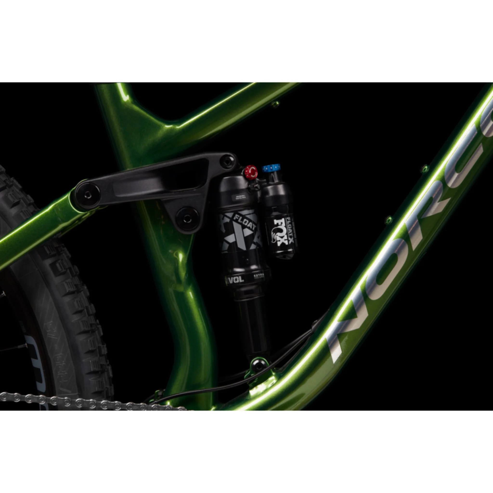 Norco Fluid FS A1 Full Suspension Trail Bike Green/Grey - Image 6
