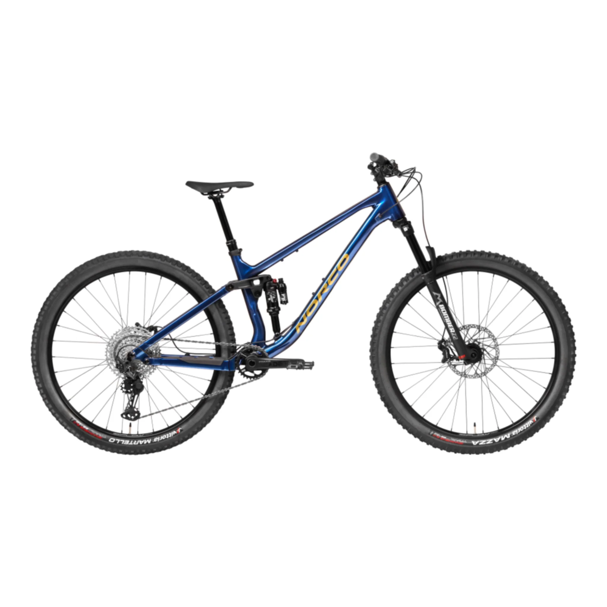 Norco Fluid FS A2 Full Suspension Trail Bike Blue/Copper - Image 2