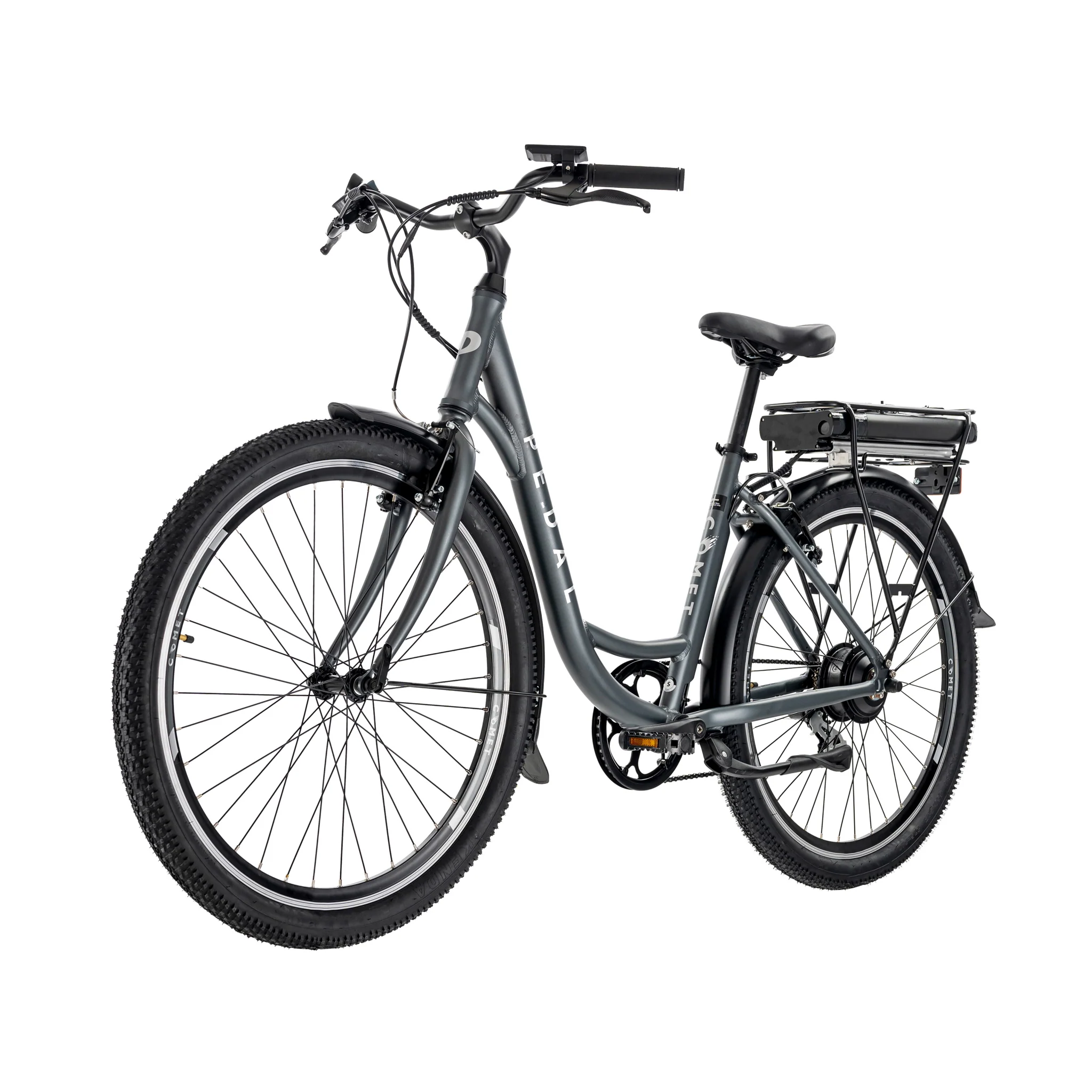 Pedal Comet Electric Cruiser Bike 374Wh battery Charcoal - Image 4