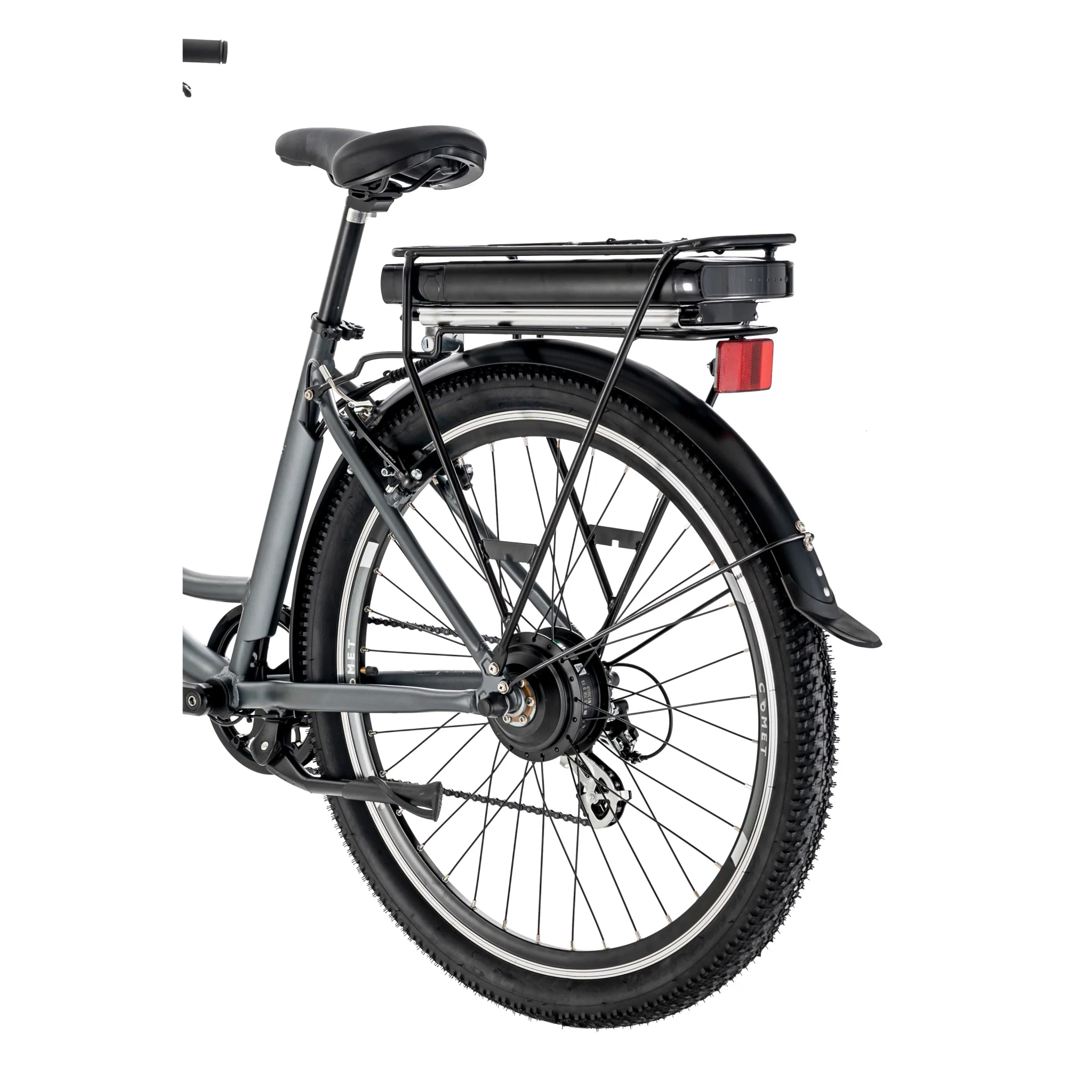 Pedal Comet Electric Cruiser Bike 374Wh battery Charcoal - Image 5