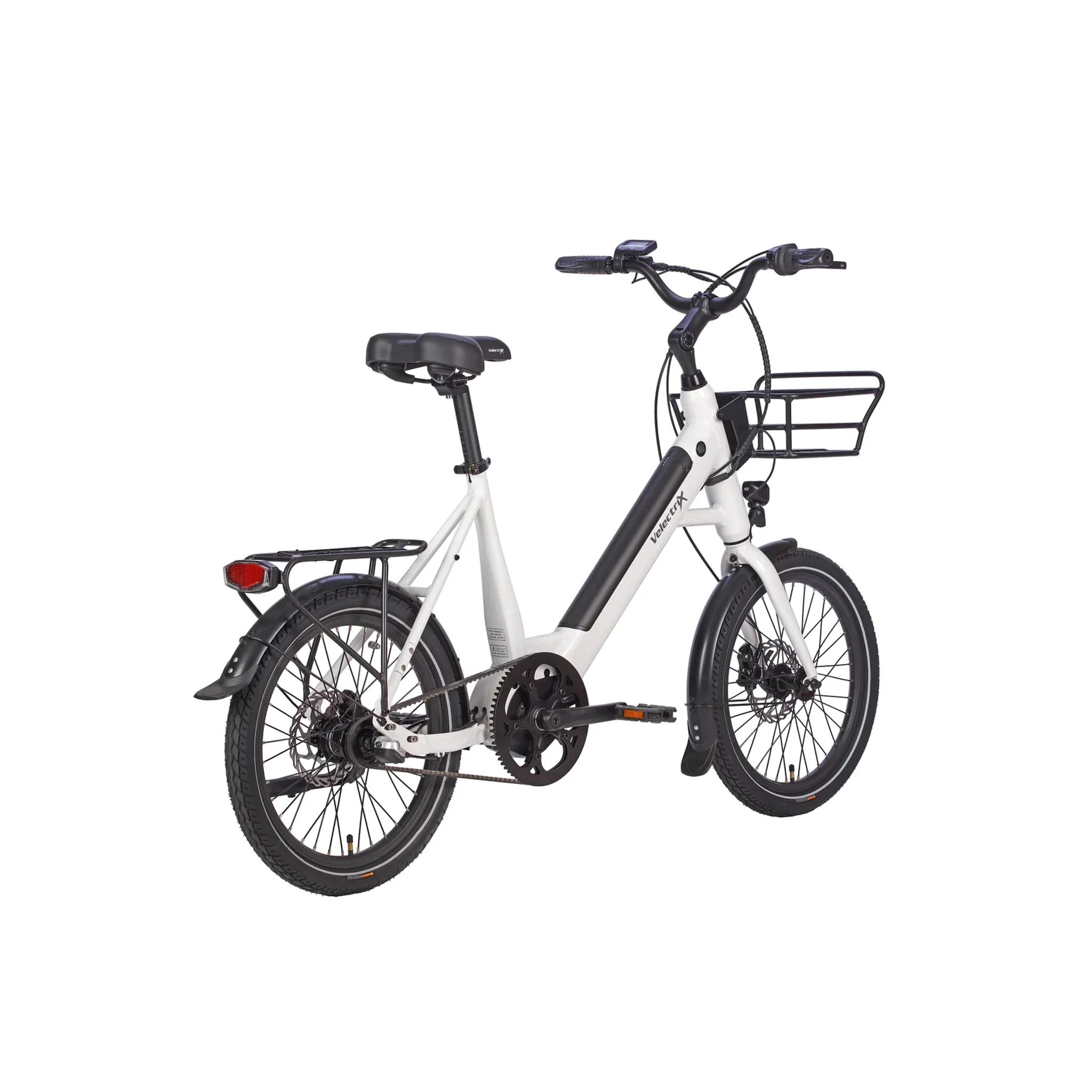 Velecrix Compact Pulse Electric Bike 460Wh Battery White - Image 3