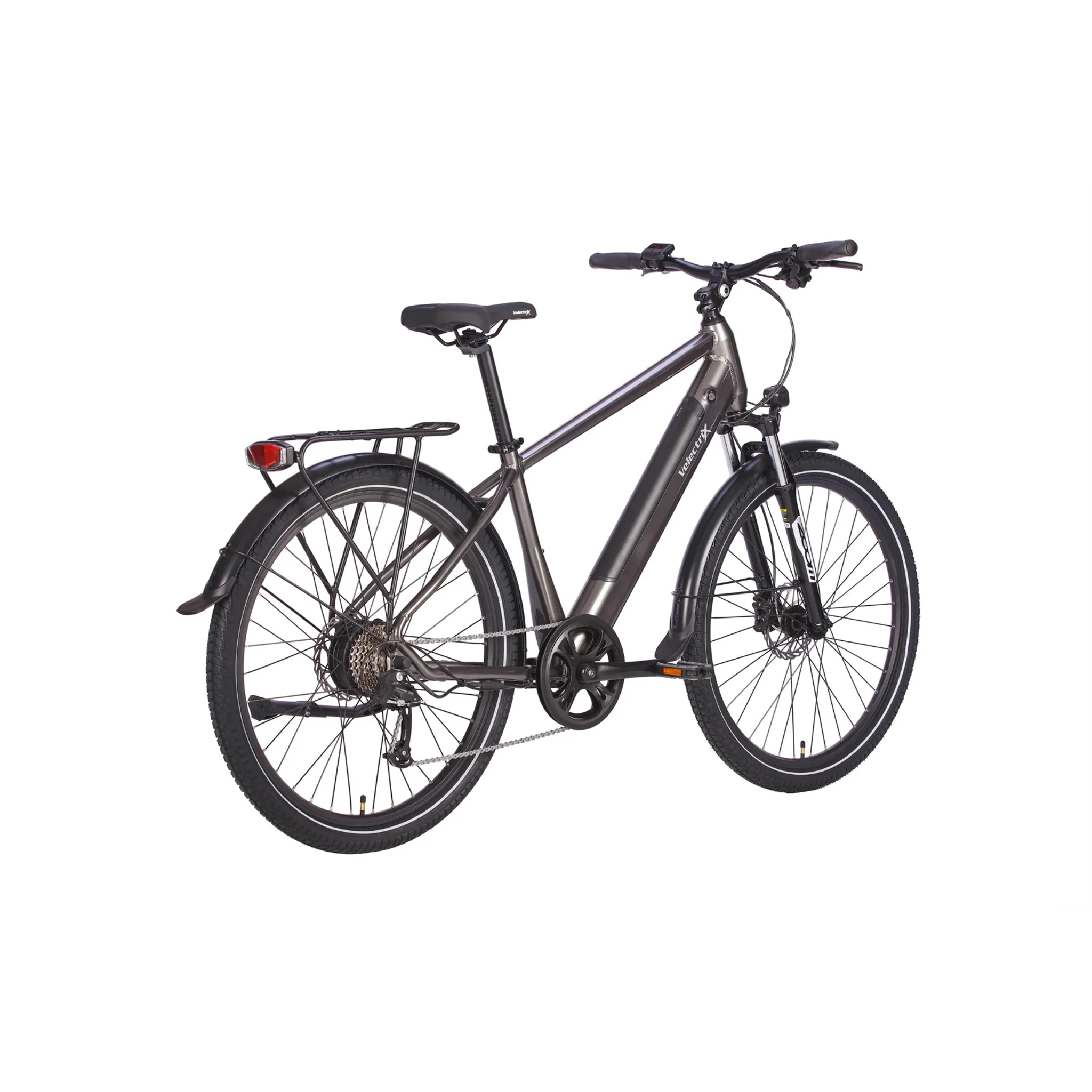 Velecrix Urban + Electric Bike 417Wh Battery Grey - Image 3