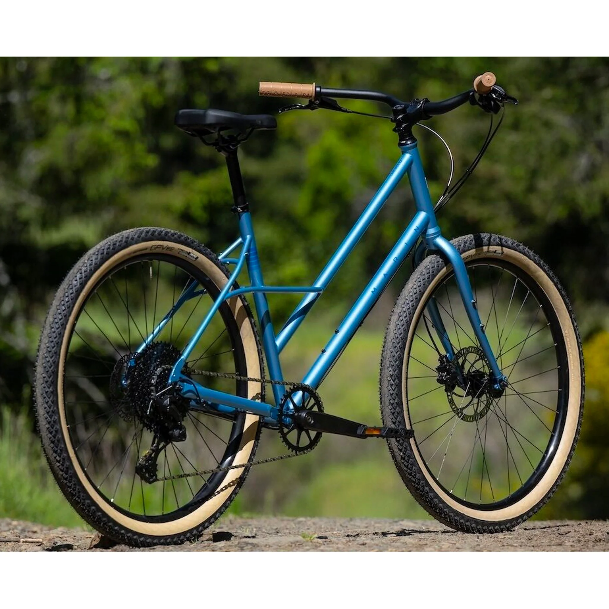 Marin Larkspur 1 Urban Hybrid Bike Blue - Image 4