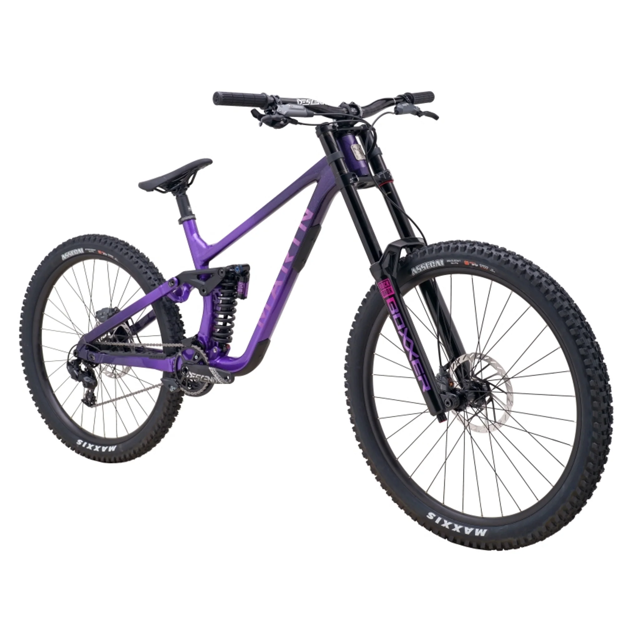 Marin Quake Downhill Mountain Bike Purple Fade - Image 2