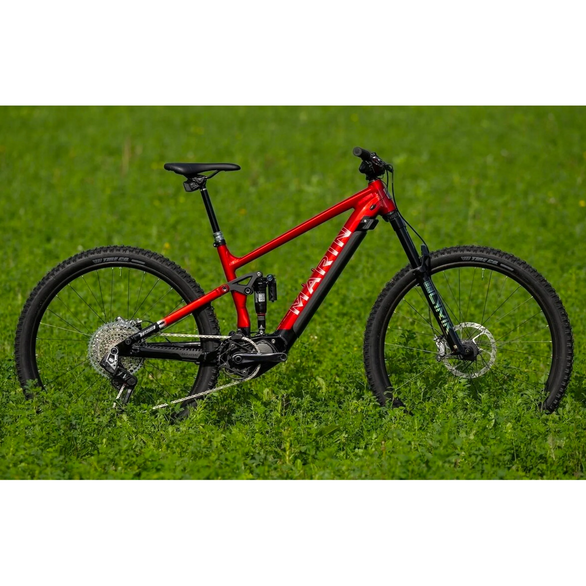 Marin Rift Zone E XR Electric Trail Bike 29” Wheels Red/Grey - Image 3