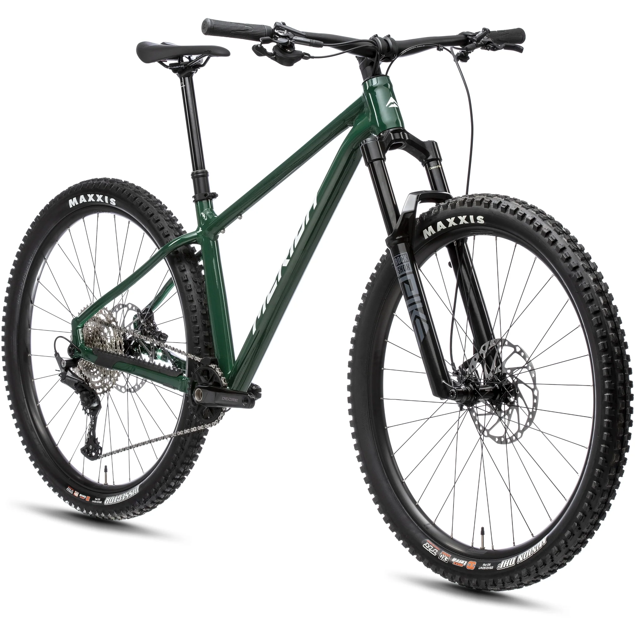 Merida Big.Trail 600 Hardtail Trail Bike Deep Forest Green/White - Image 2