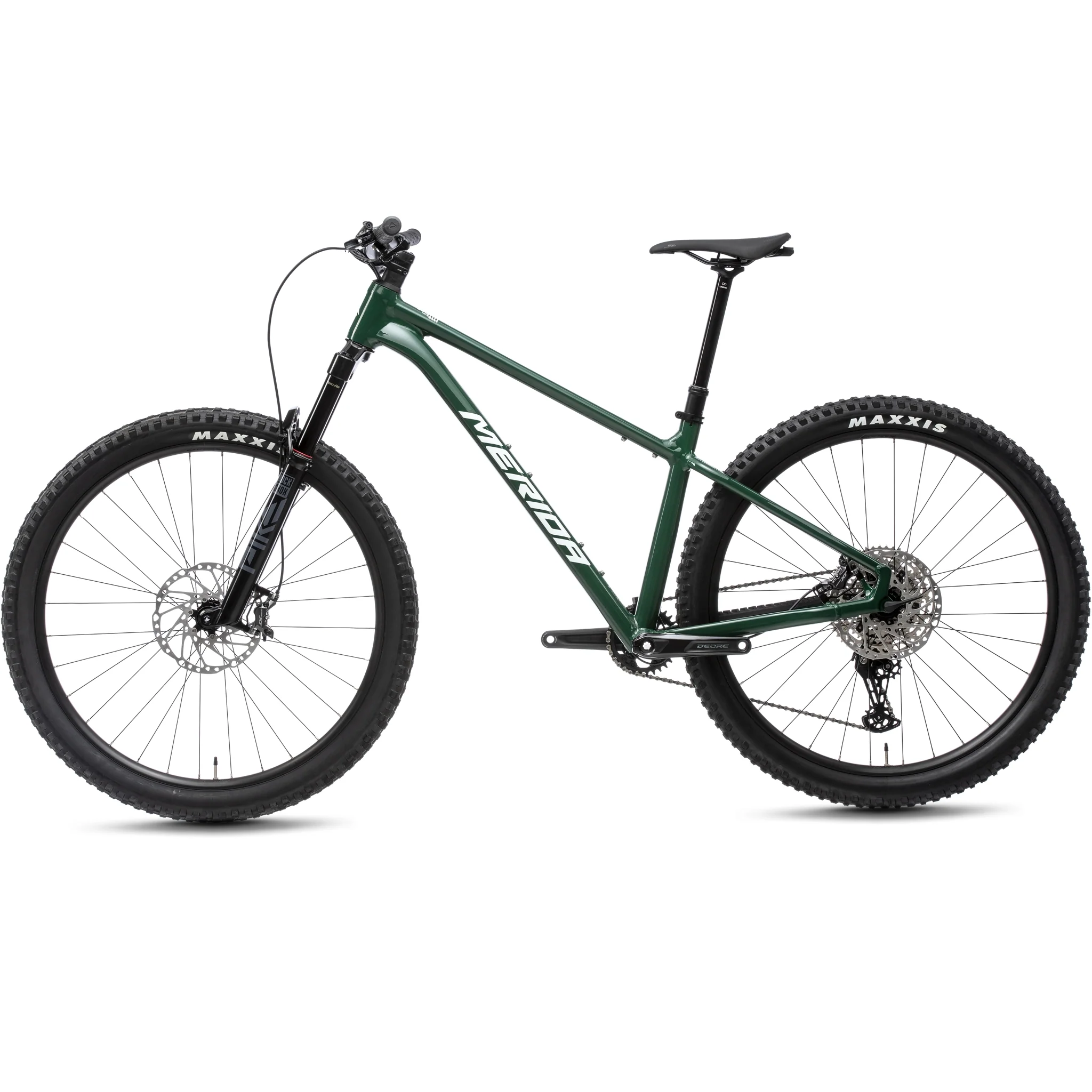 Merida Big.Trail 600 Hardtail Trail Bike Deep Forest Green/White - Image 5