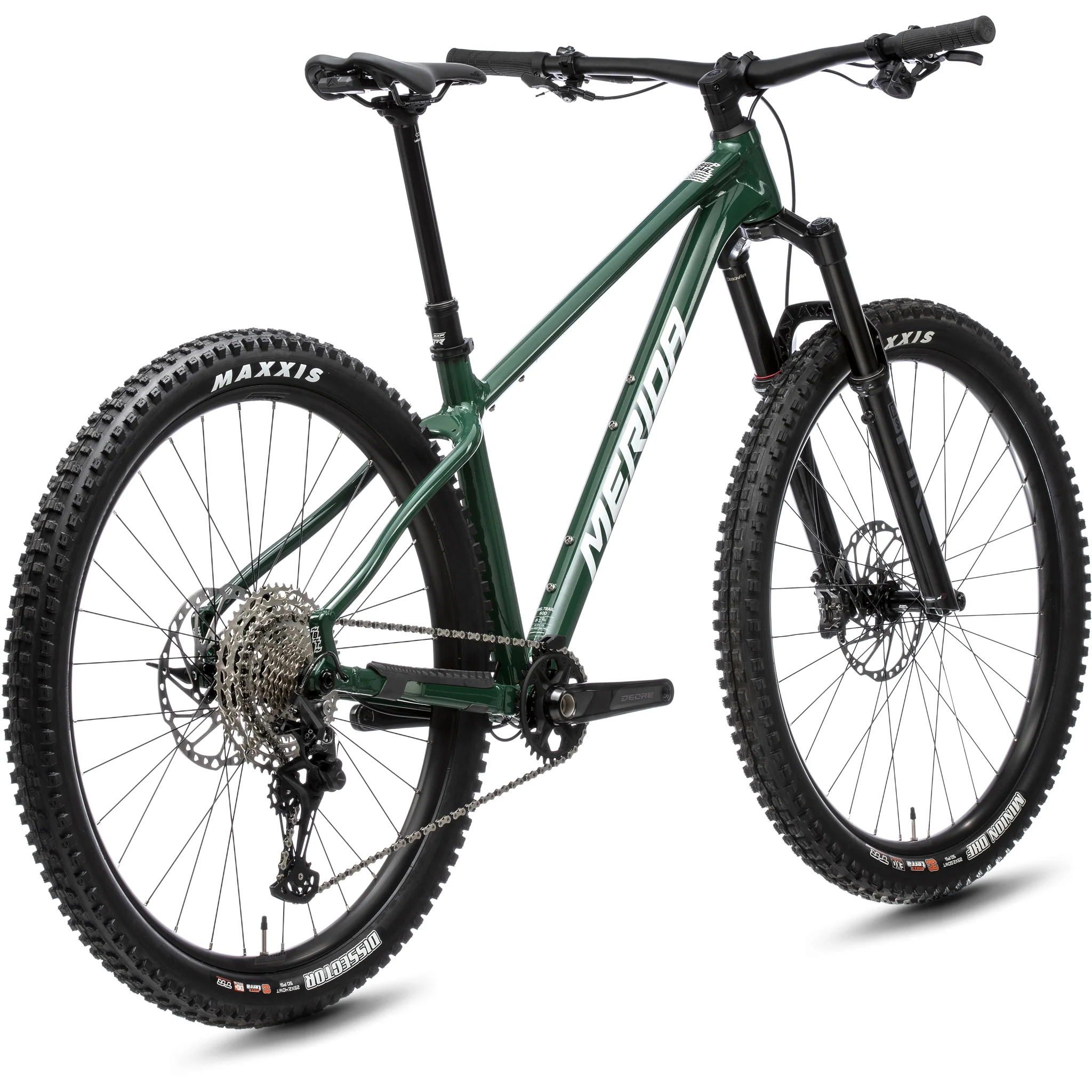 Merida Big.Trail 600 Hardtail Trail Bike Deep Forest Green/White - Image 8