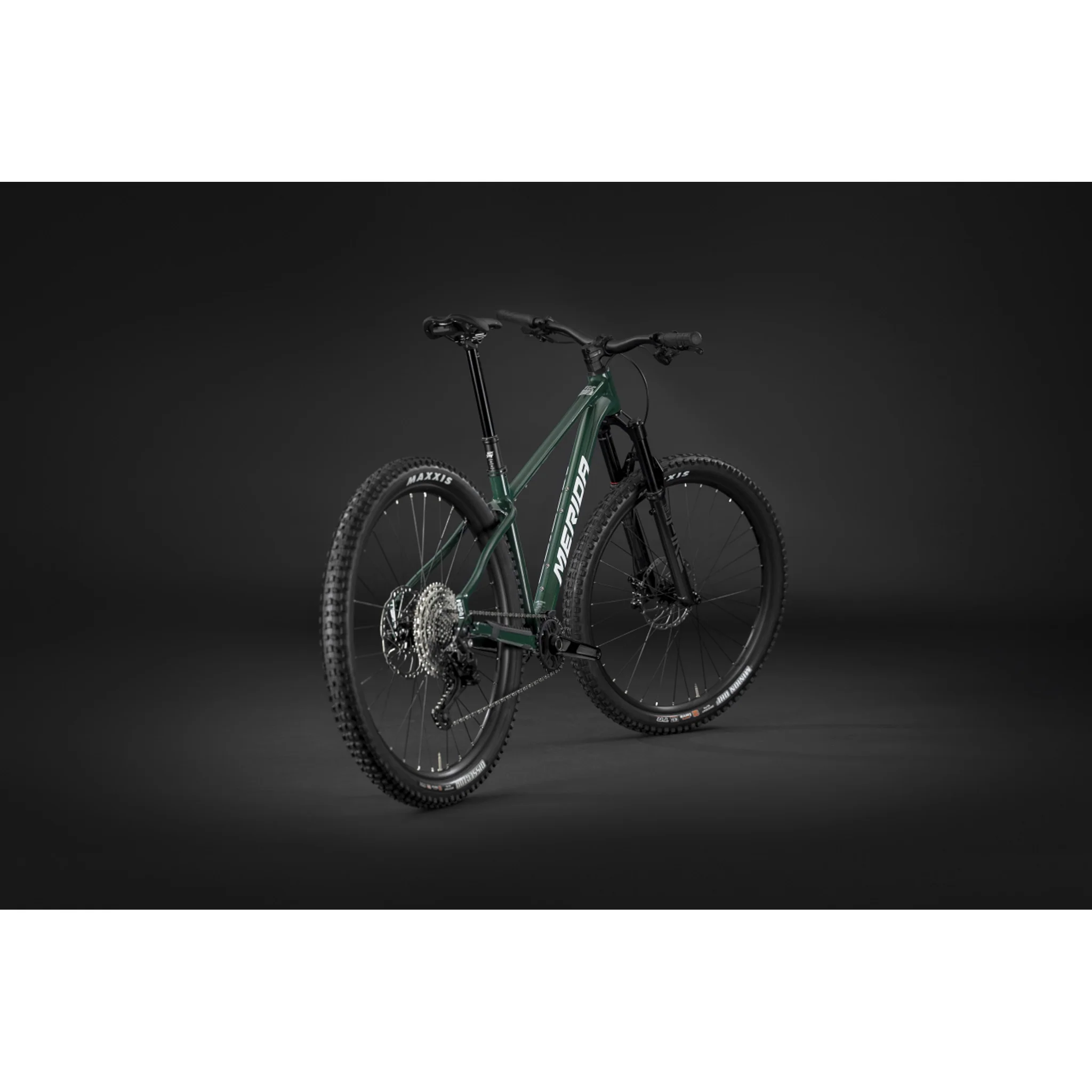 Merida Big.Trail 600 Hardtail Trail Bike Deep Forest Green/White - Image 9