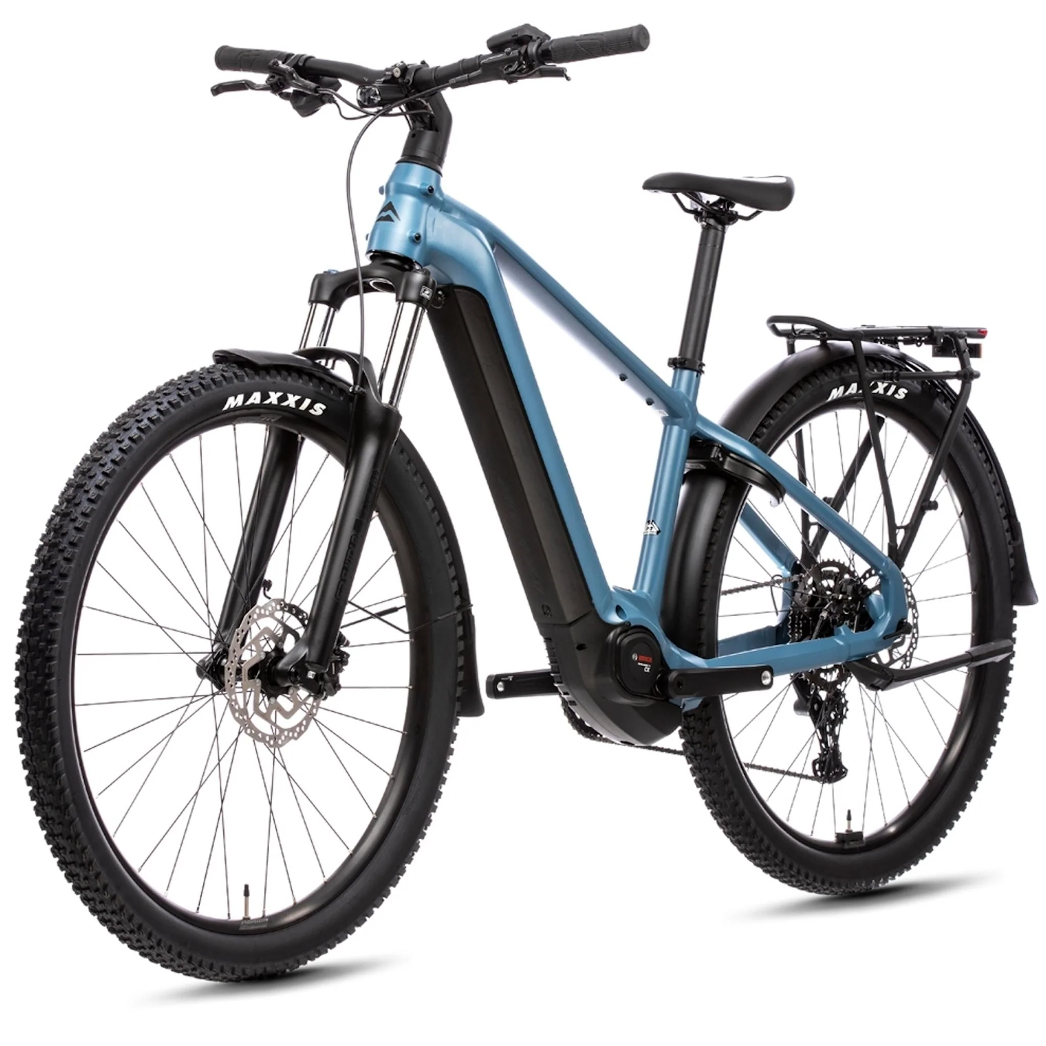 Merida eFloat CC 400 EQ Electric Hybrid Bike 600Wh Battery Silk Dove Blue - Image 4