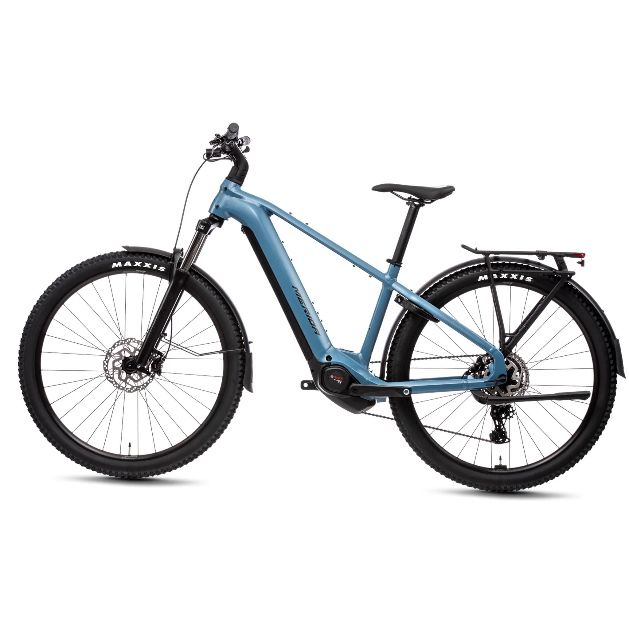 Merida eFloat CC 400 EQ Electric Hybrid Bike 600Wh Battery Silk Dove Blue - Image 5
