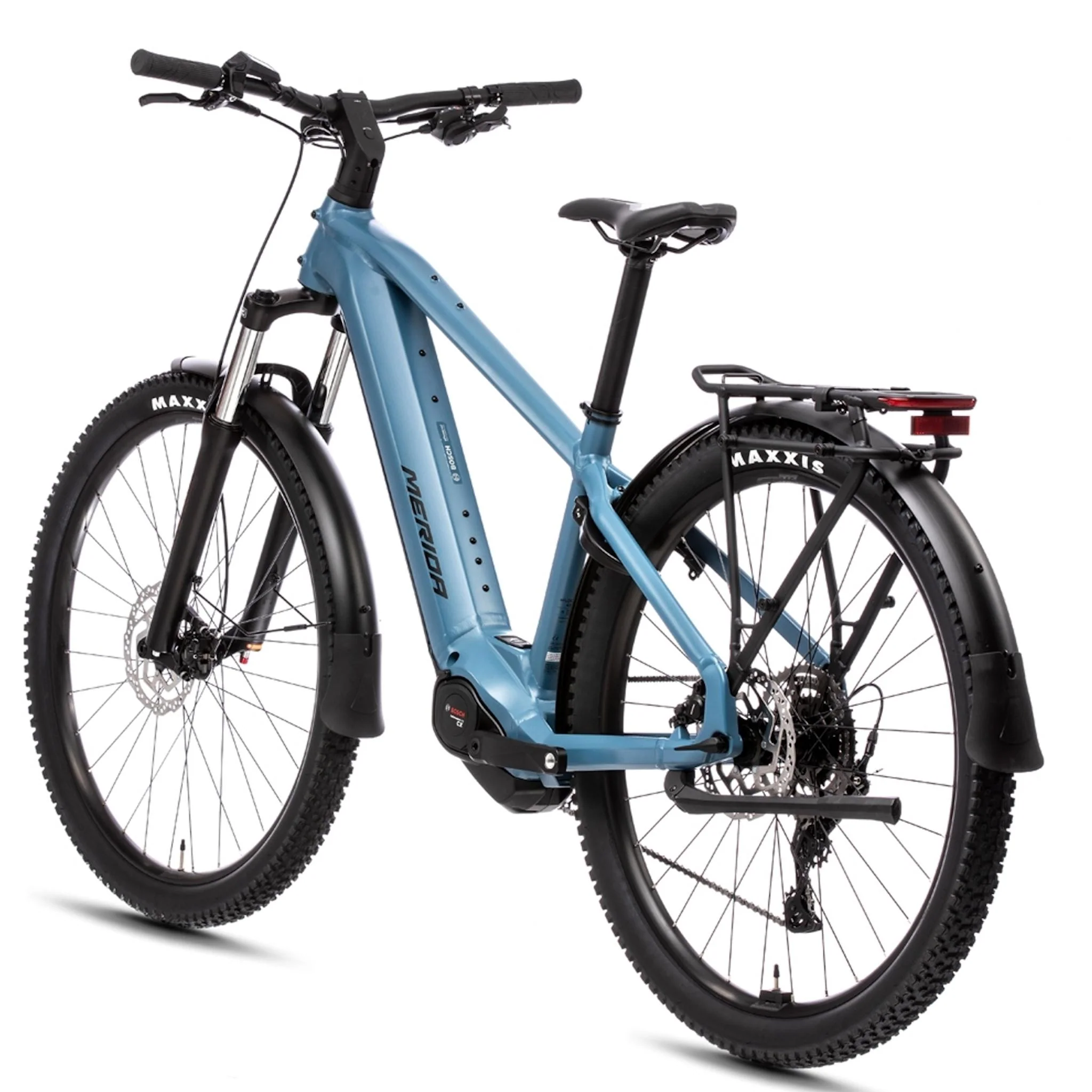 Merida eFloat CC 400 EQ Electric Hybrid Bike 600Wh Battery Silk Dove Blue - Image 6