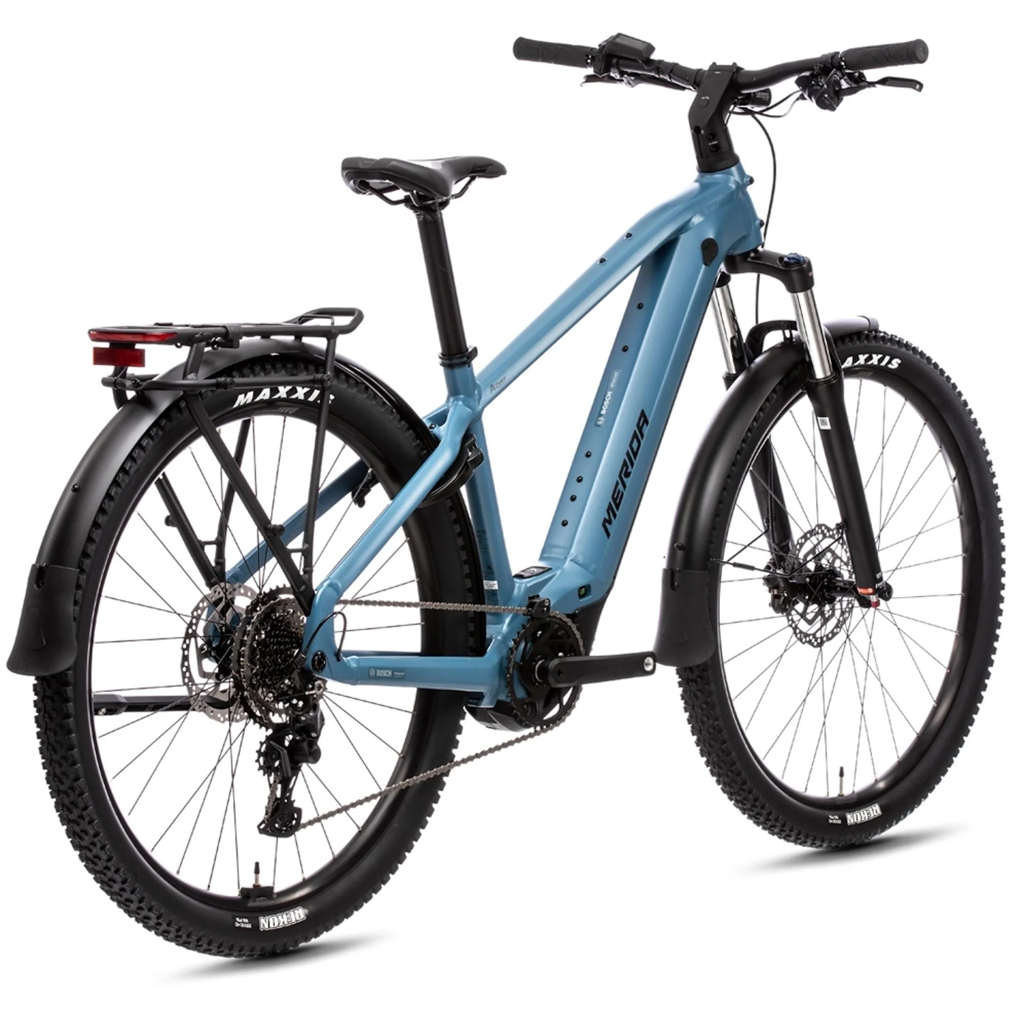 Merida eFloat CC 400 EQ Electric Hybrid Bike 600Wh Battery Silk Dove Blue - Image 8